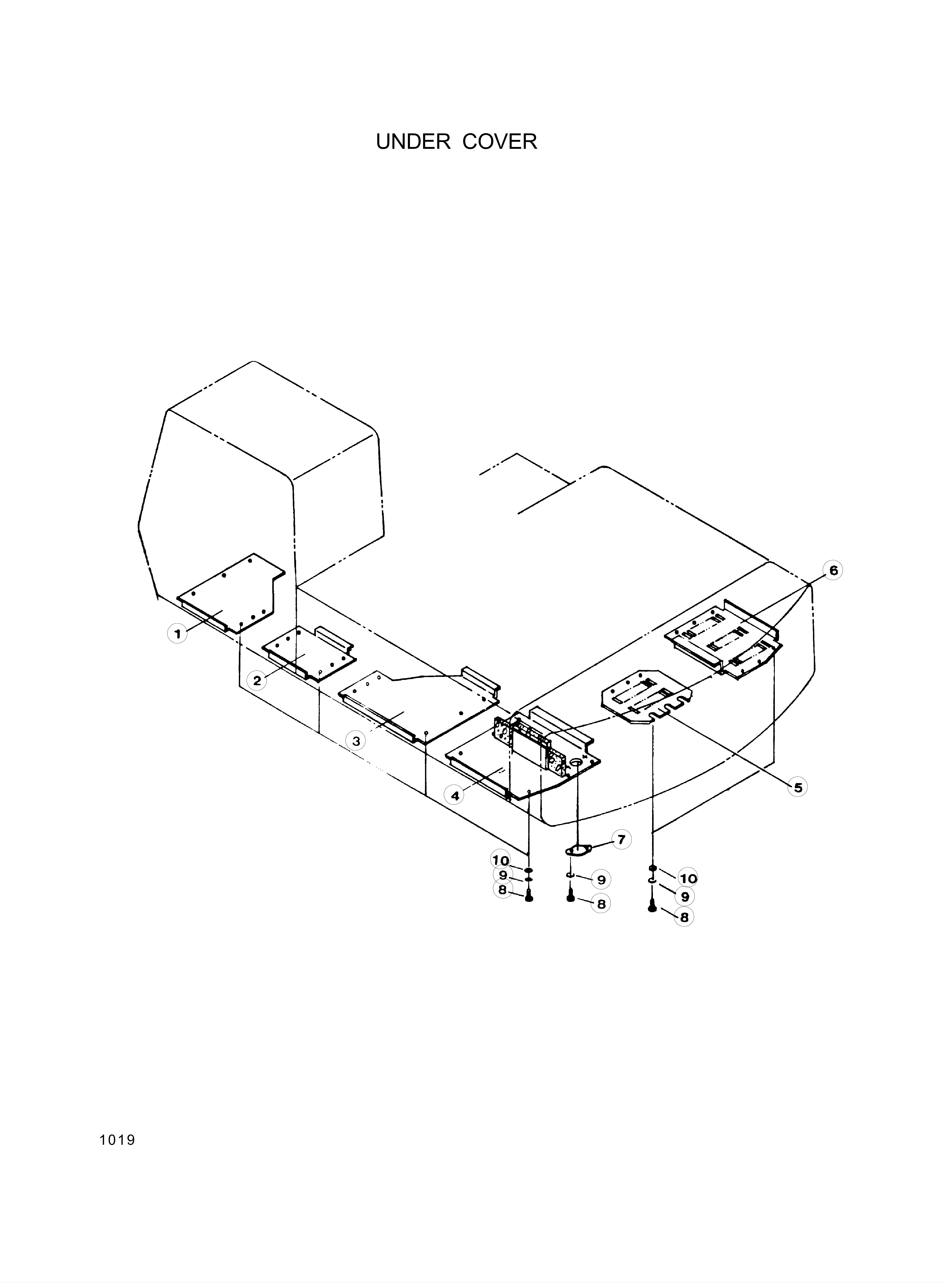 drawing for Hyundai Construction Equipment R141-1305 - COVER (figure 1)