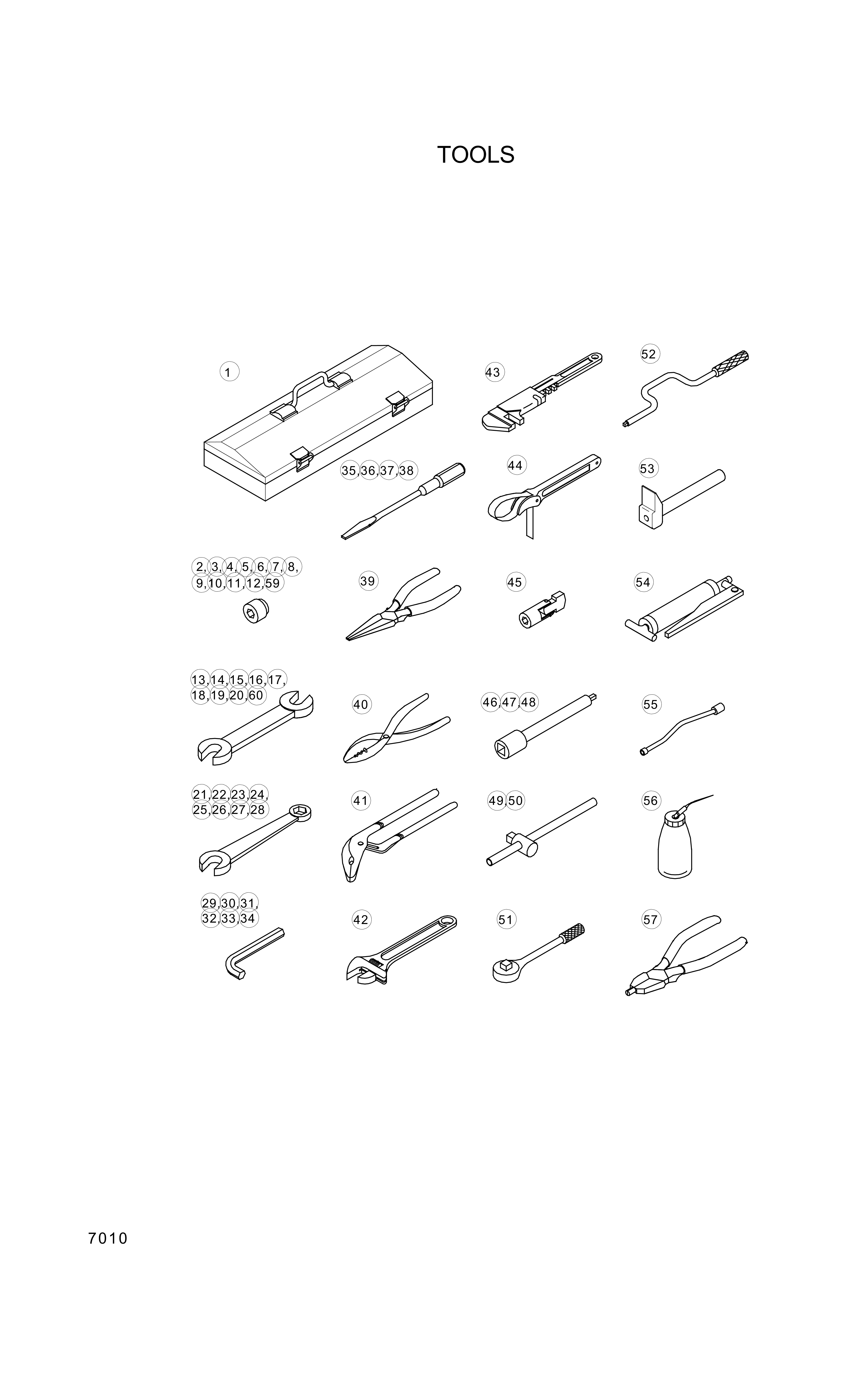 drawing for Hyundai Construction Equipment 93E9-30041 - CATALOG-PARTS (figure 1)