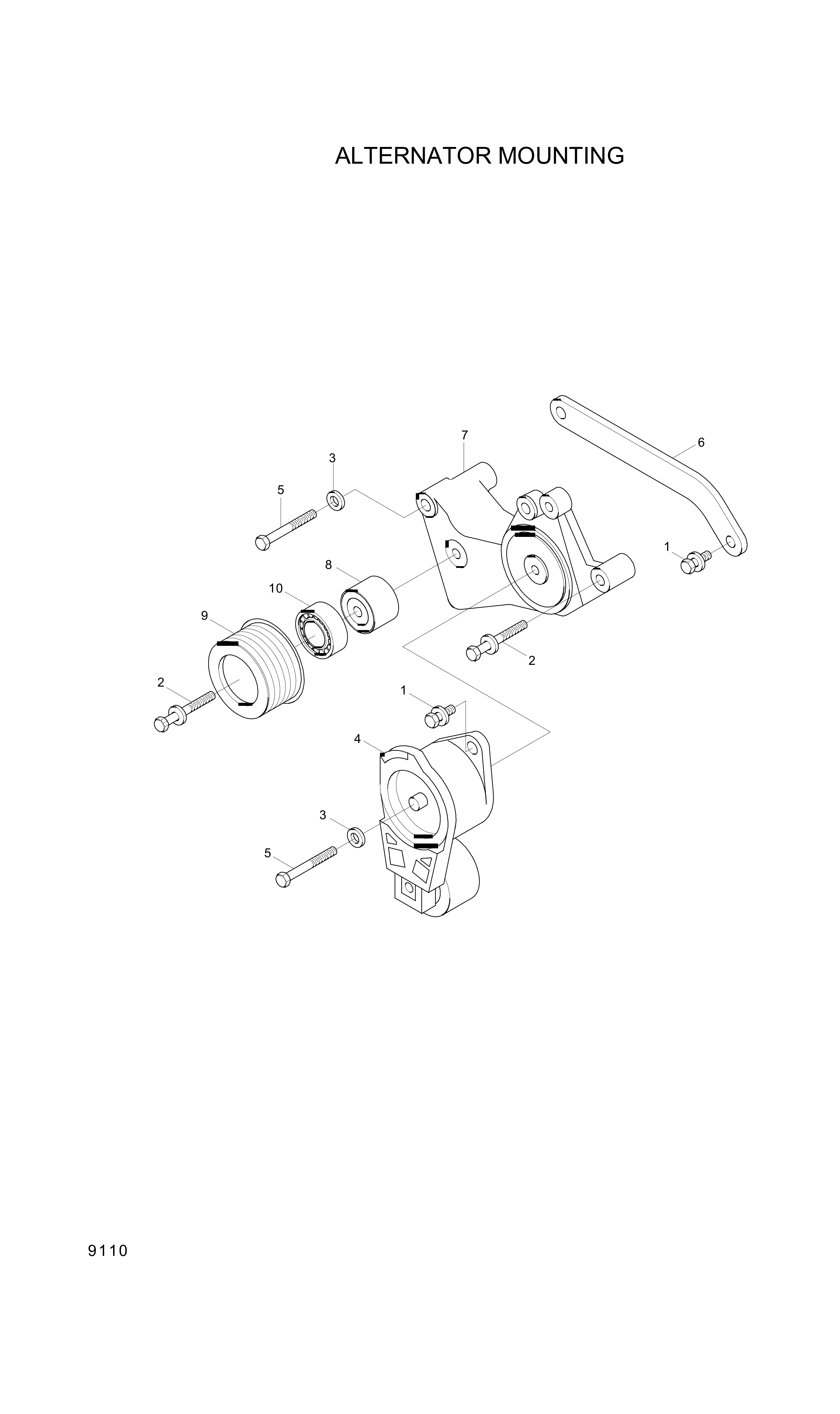 drawing for Hyundai Construction Equipment YUBP-05360 - SHAFT-IDLE (figure 3)