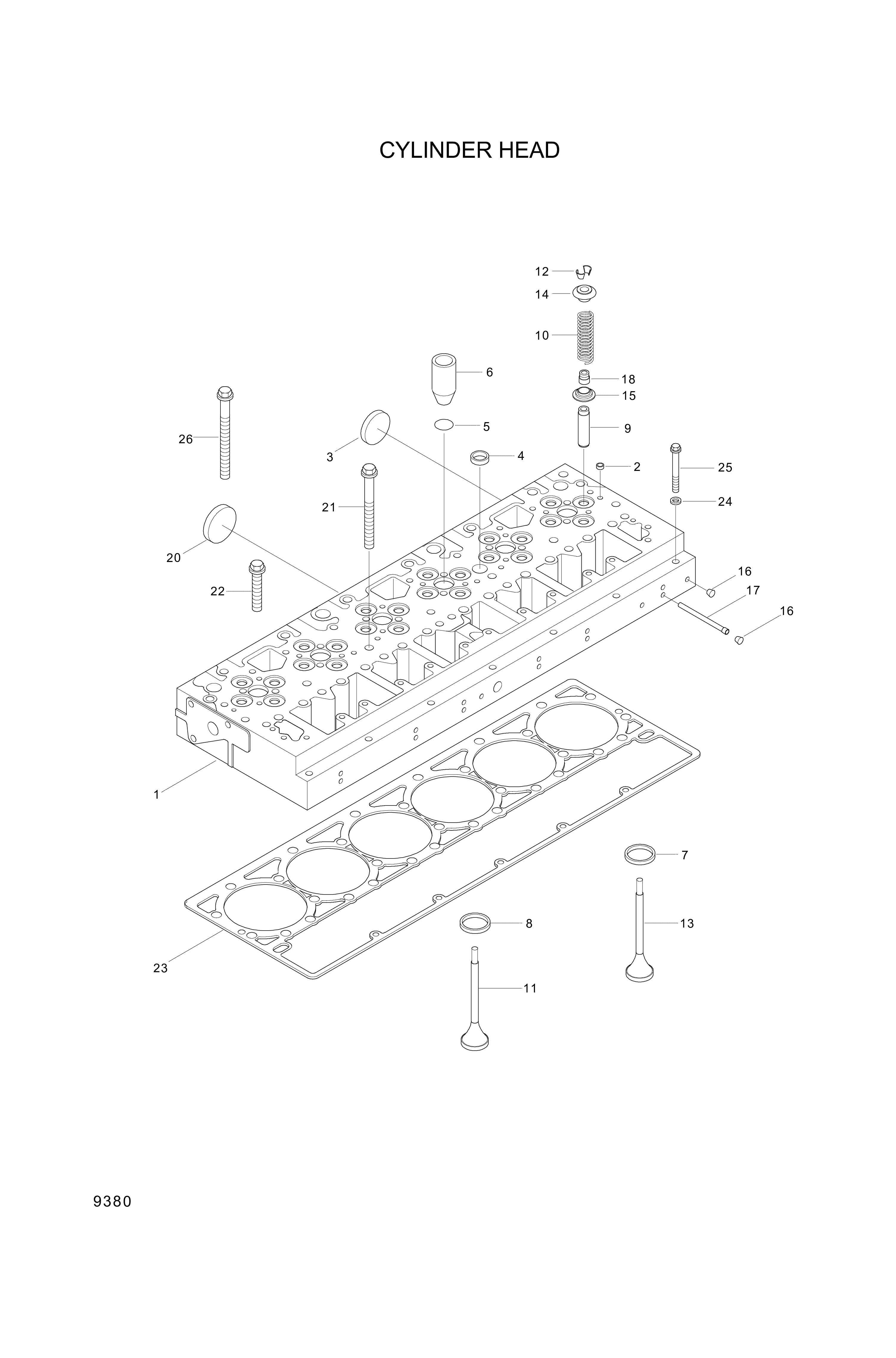 drawing for Hyundai Construction Equipment YUBP-04928 - SCREW-HEX FLG (figure 5)