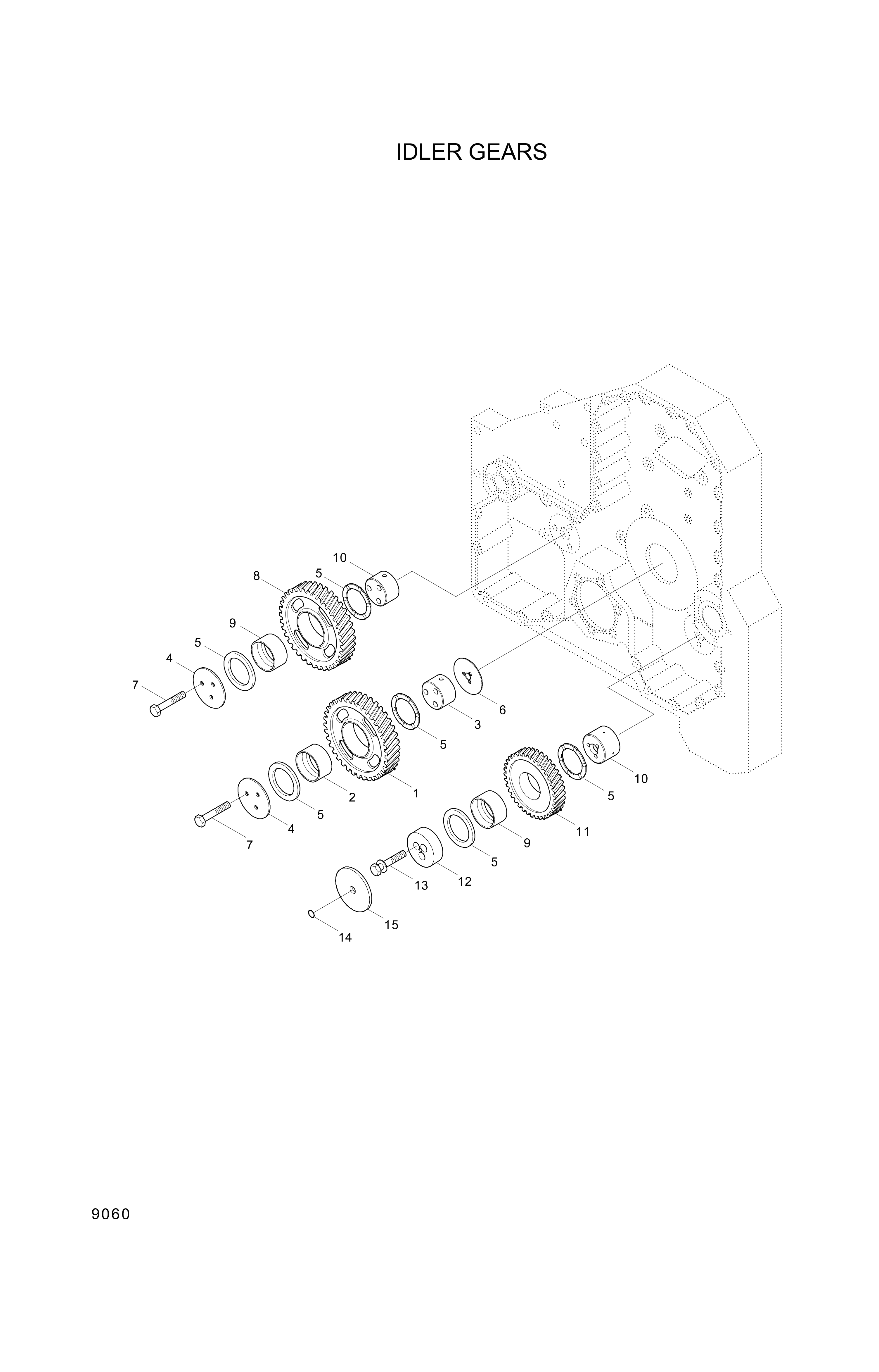 drawing for Hyundai Construction Equipment YUBP-06726 - RETAINER (figure 4)