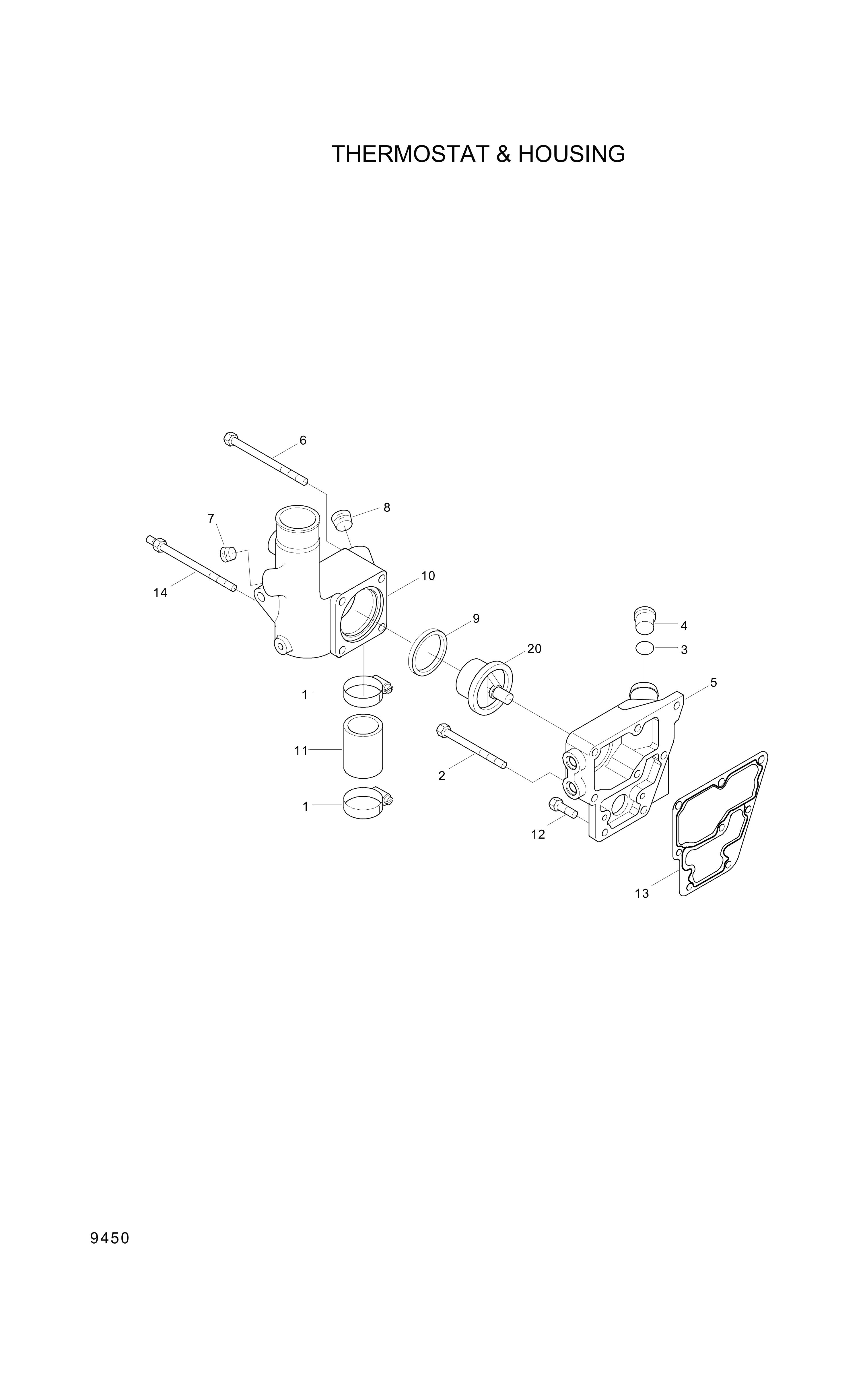 drawing for Hyundai Construction Equipment YUBP-04609 - SCREW-HEX (figure 5)