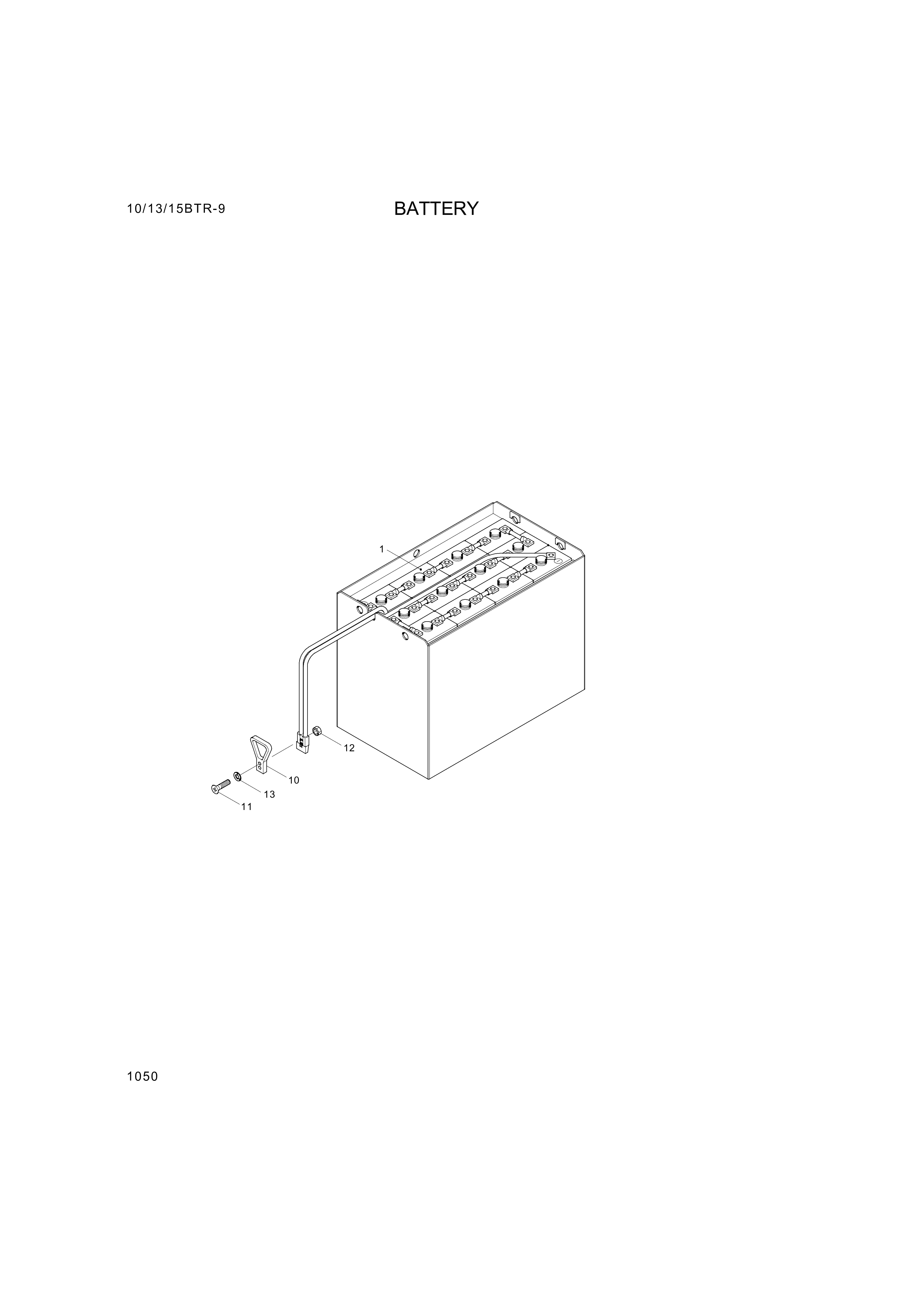 Technical drawing of Hyundai Construction Equipment S161-060452 BOLT-ROUND with dimensions and layout (figure 5)