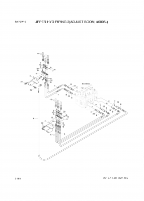 drawing for Hyundai Construction Equipment P930-128024 - HOSE ASSY-ORFS&THD (figure 1)