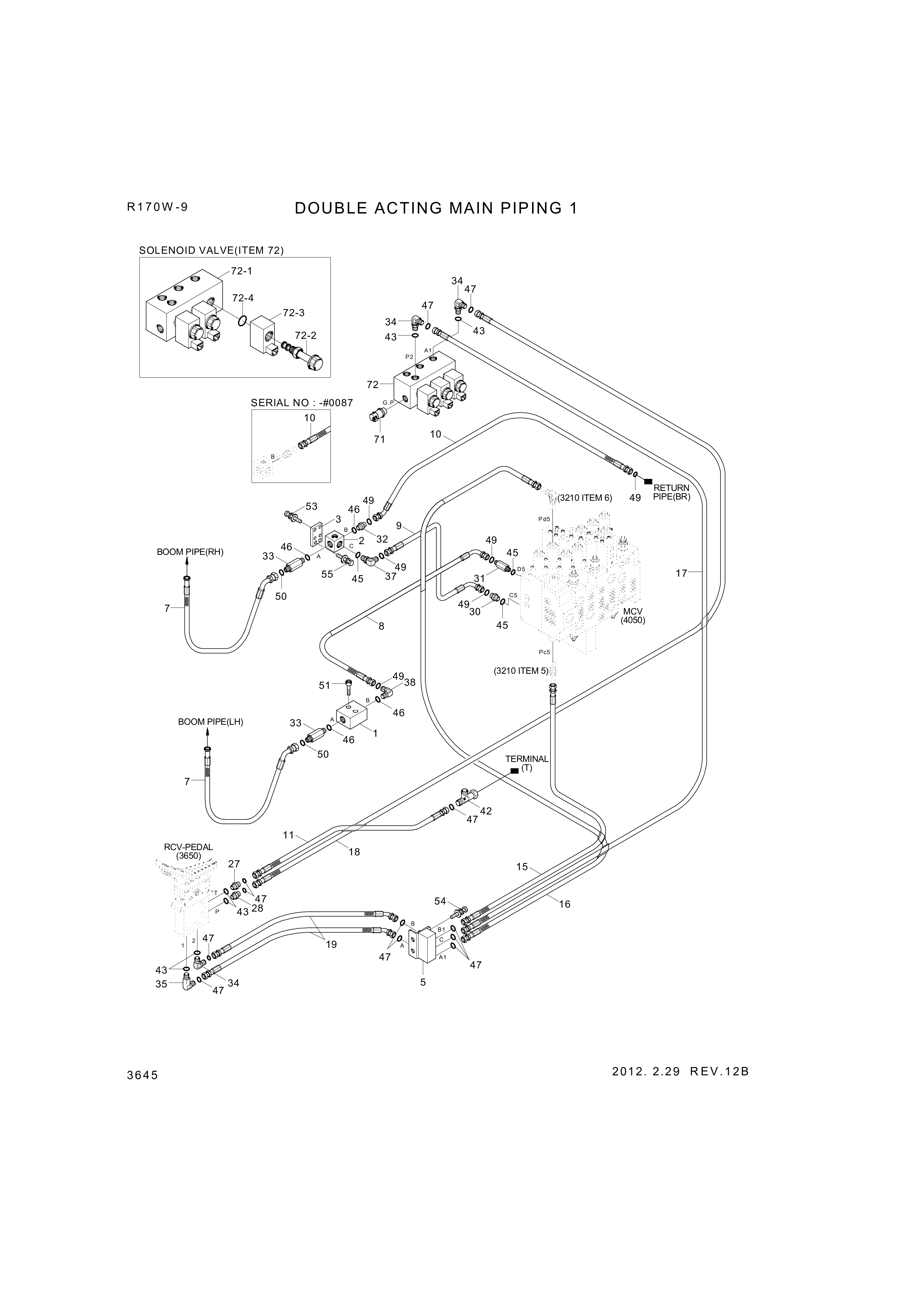 drawing for Hyundai Construction Equipment P933-126019 - HOSE ASSY-ORFS&THD (figure 4)