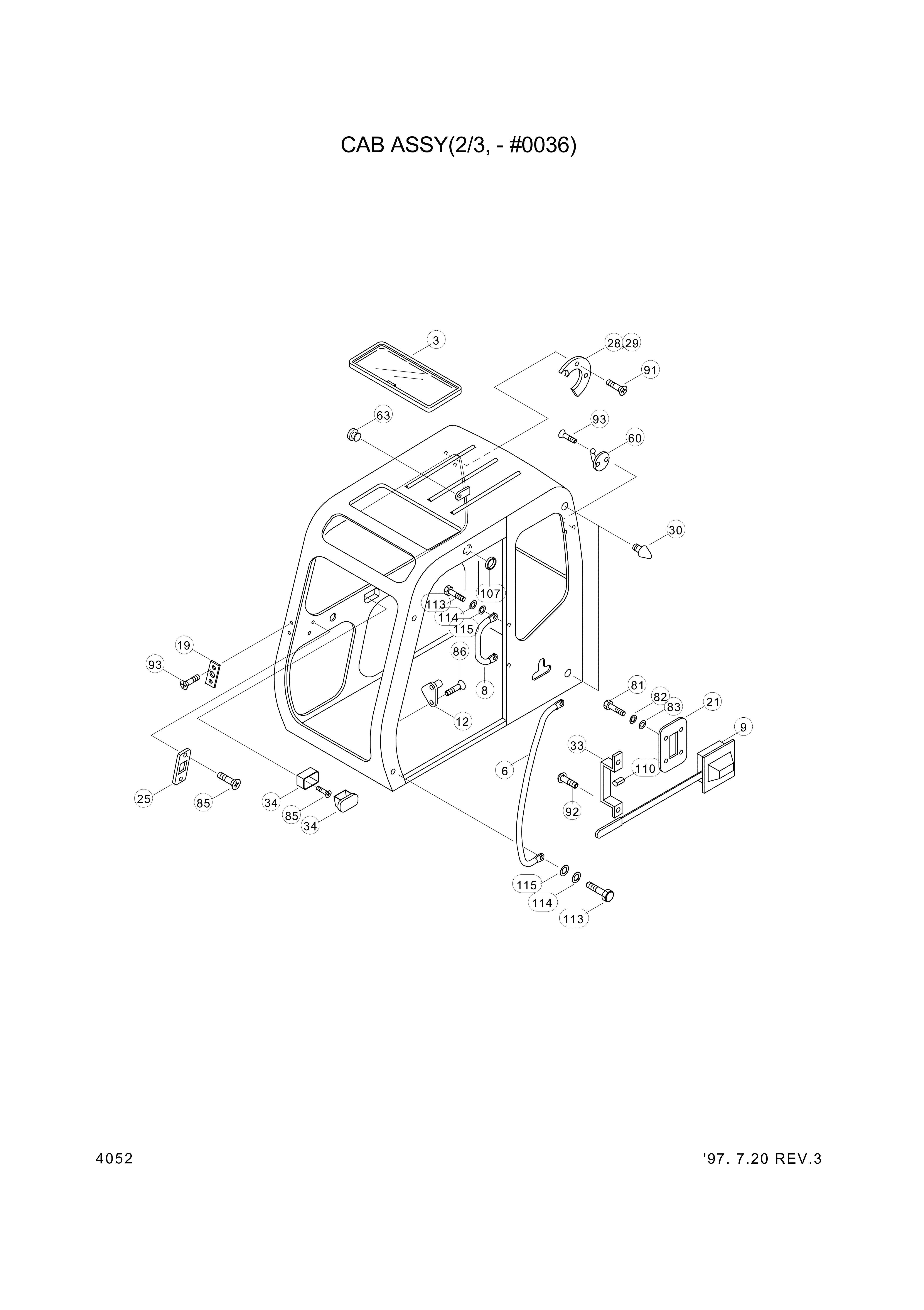 drawing for Hyundai Construction Equipment S151-030162 - BOLT-TAP (figure 2)