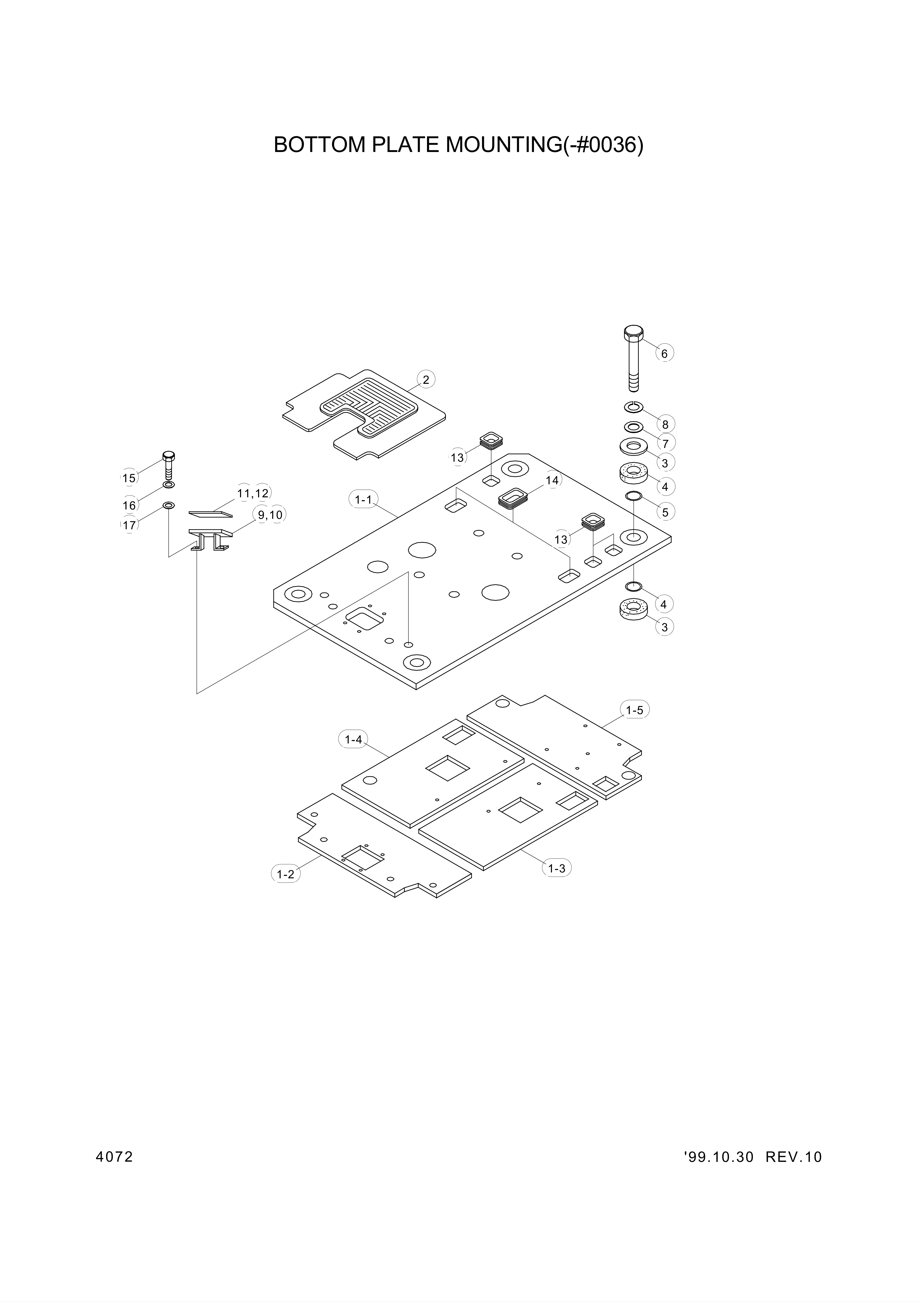 drawing for Hyundai Construction Equipment S401-100006 - WASHER-PLAIN (figure 1)