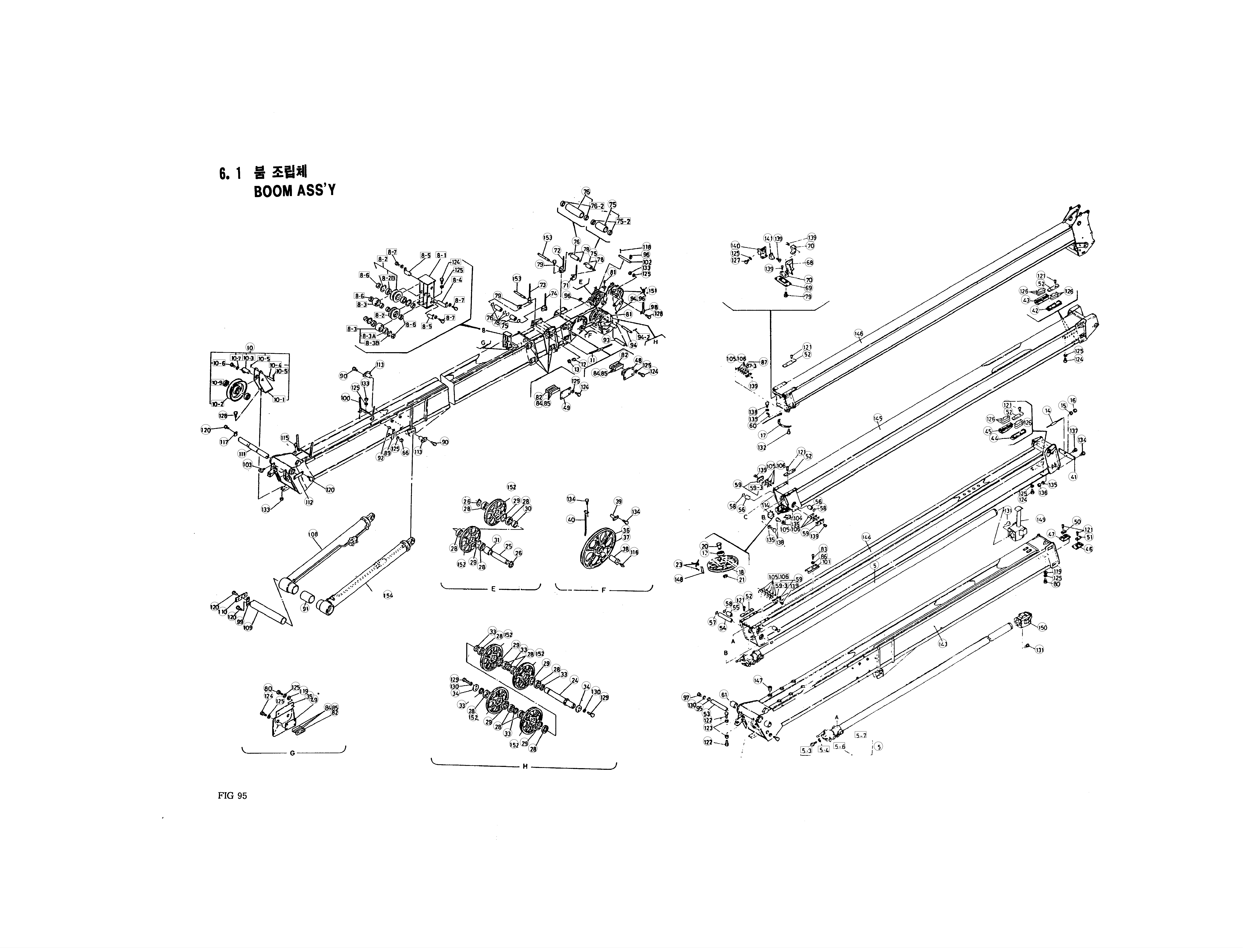 drawing for Hyundai Construction Equipment S461-400352 - PIN-SPLIT (figure 1)