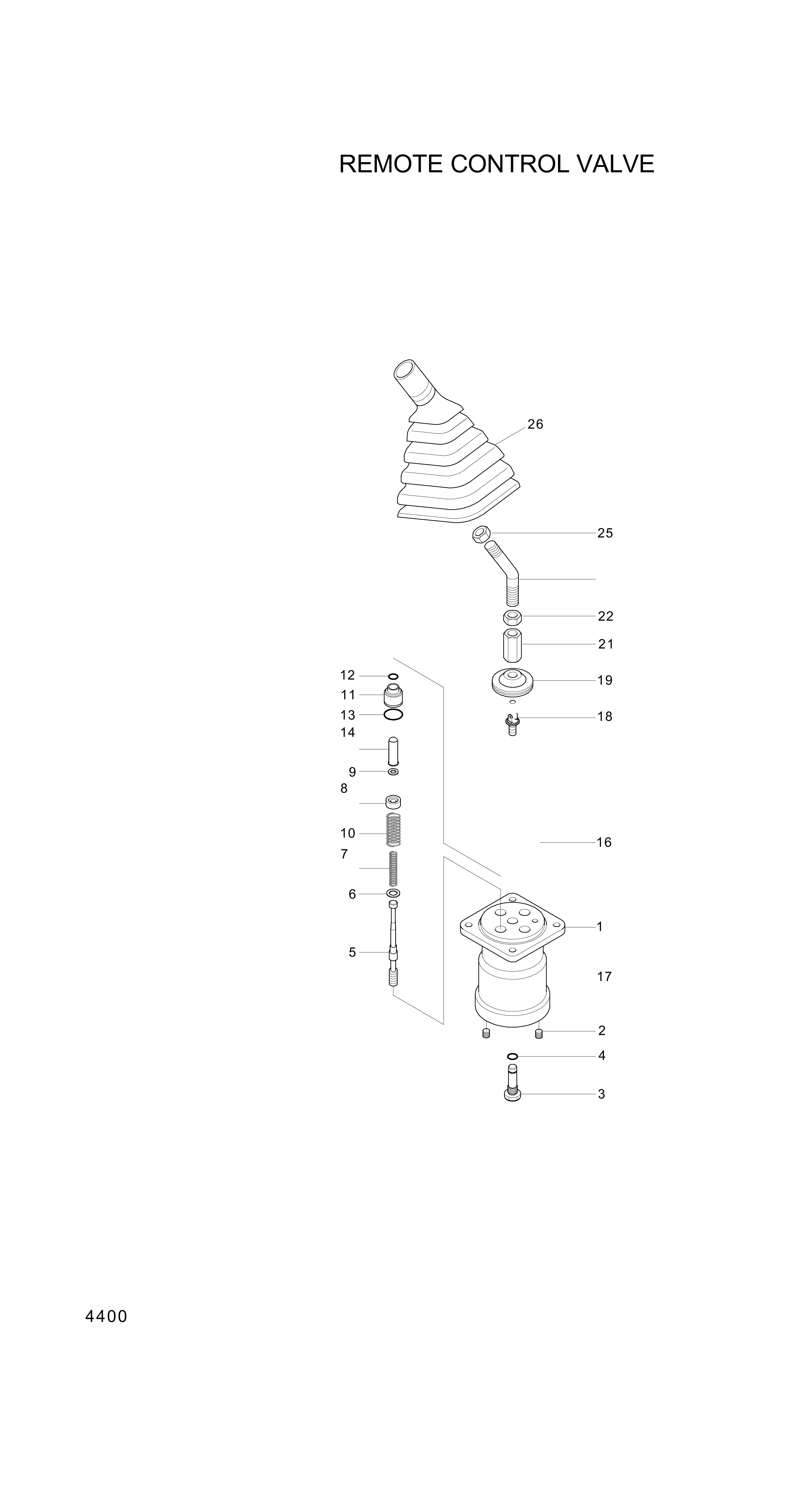drawing for Hyundai Construction Equipment XKAY-00812 - HANDLE KIT-RH (figure 4)
