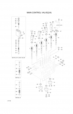 drawing for Hyundai Construction Equipment 2355416618801 - PLUG (figure 4)