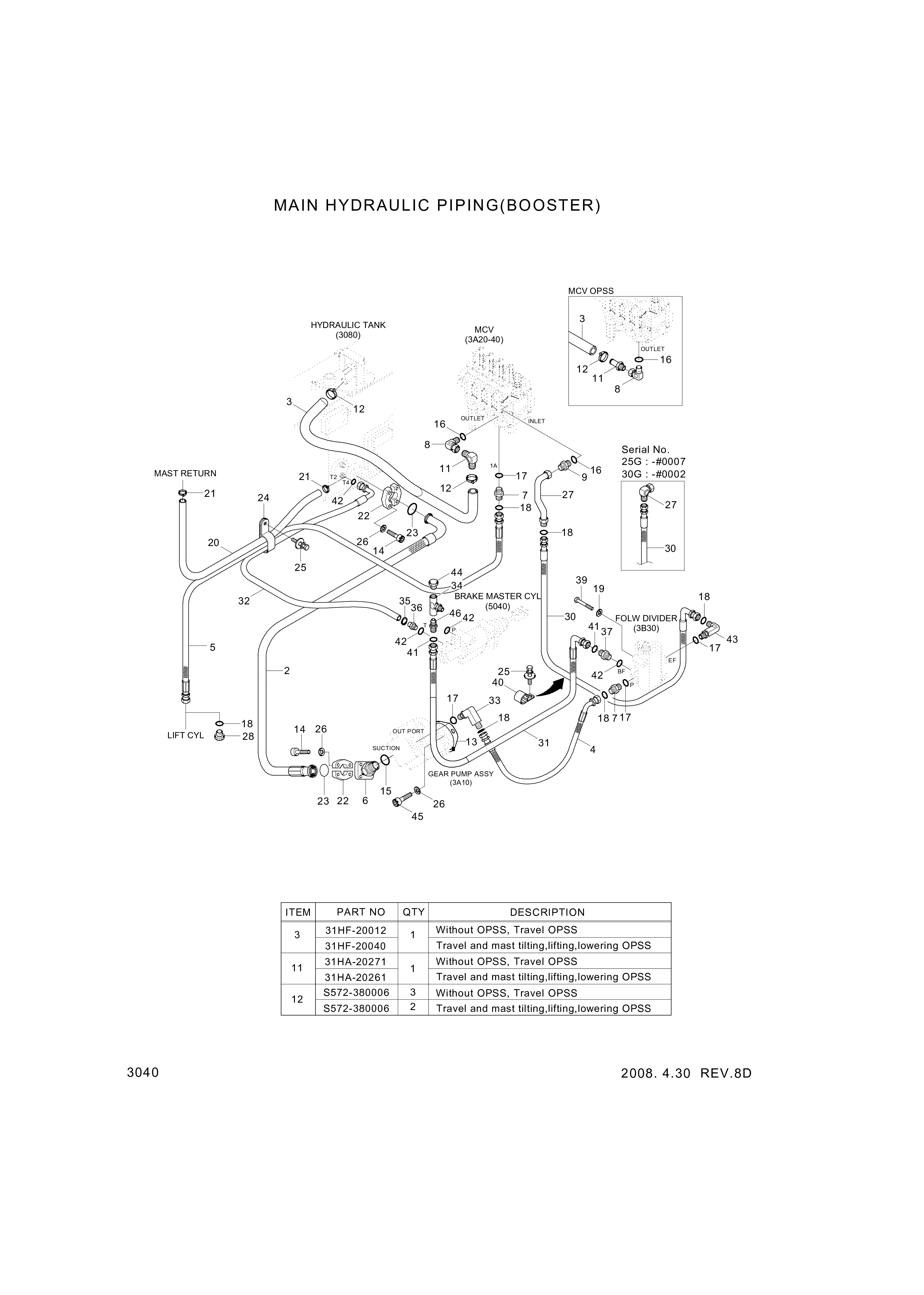 drawing for Hyundai Construction Equipment P930-064018 - HOSE ASSY-ORFS&THD (figure 2)