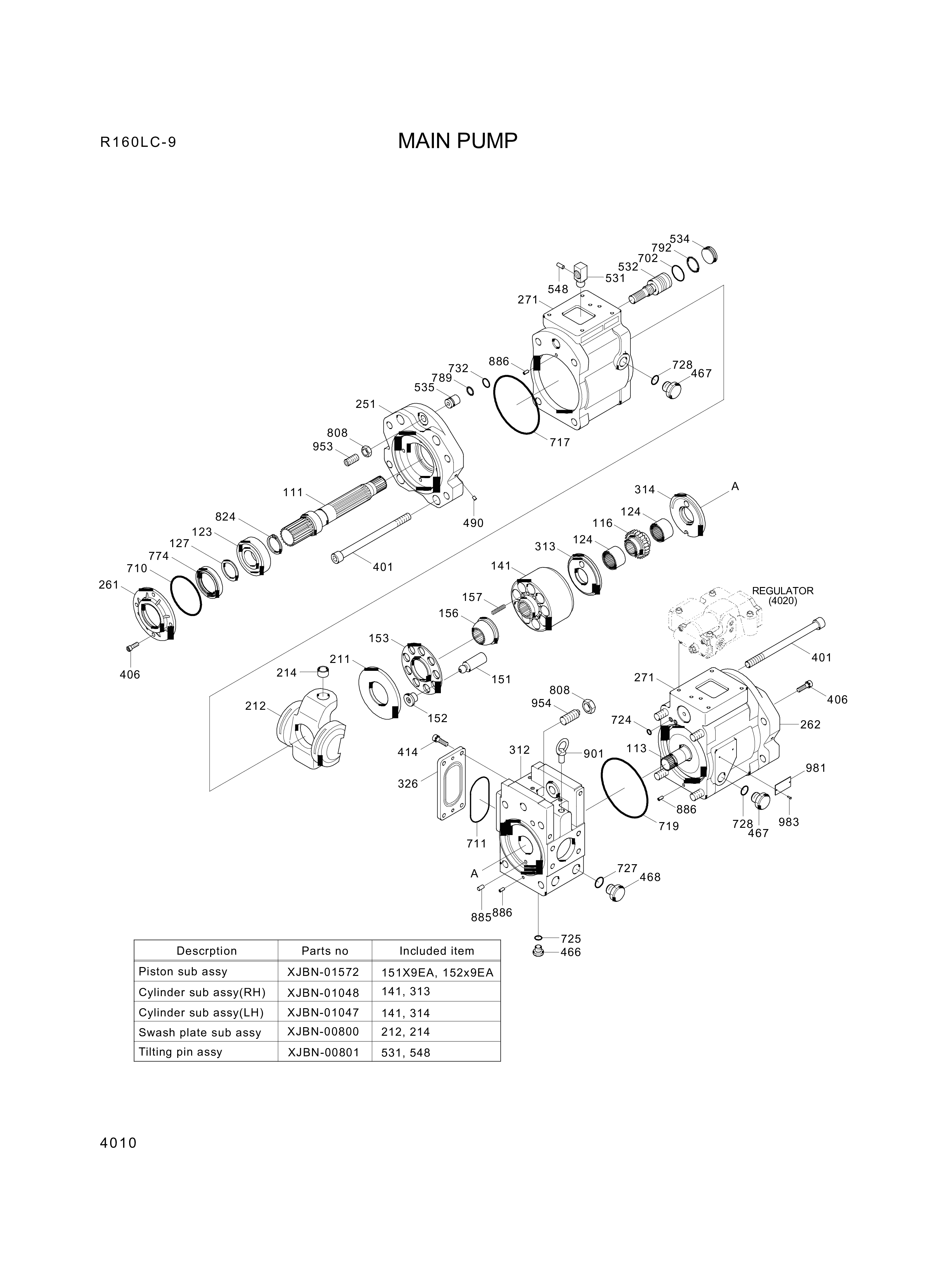 drawing for Hyundai Construction Equipment XJBN-00815 - PIN-TILTING (figure 4)