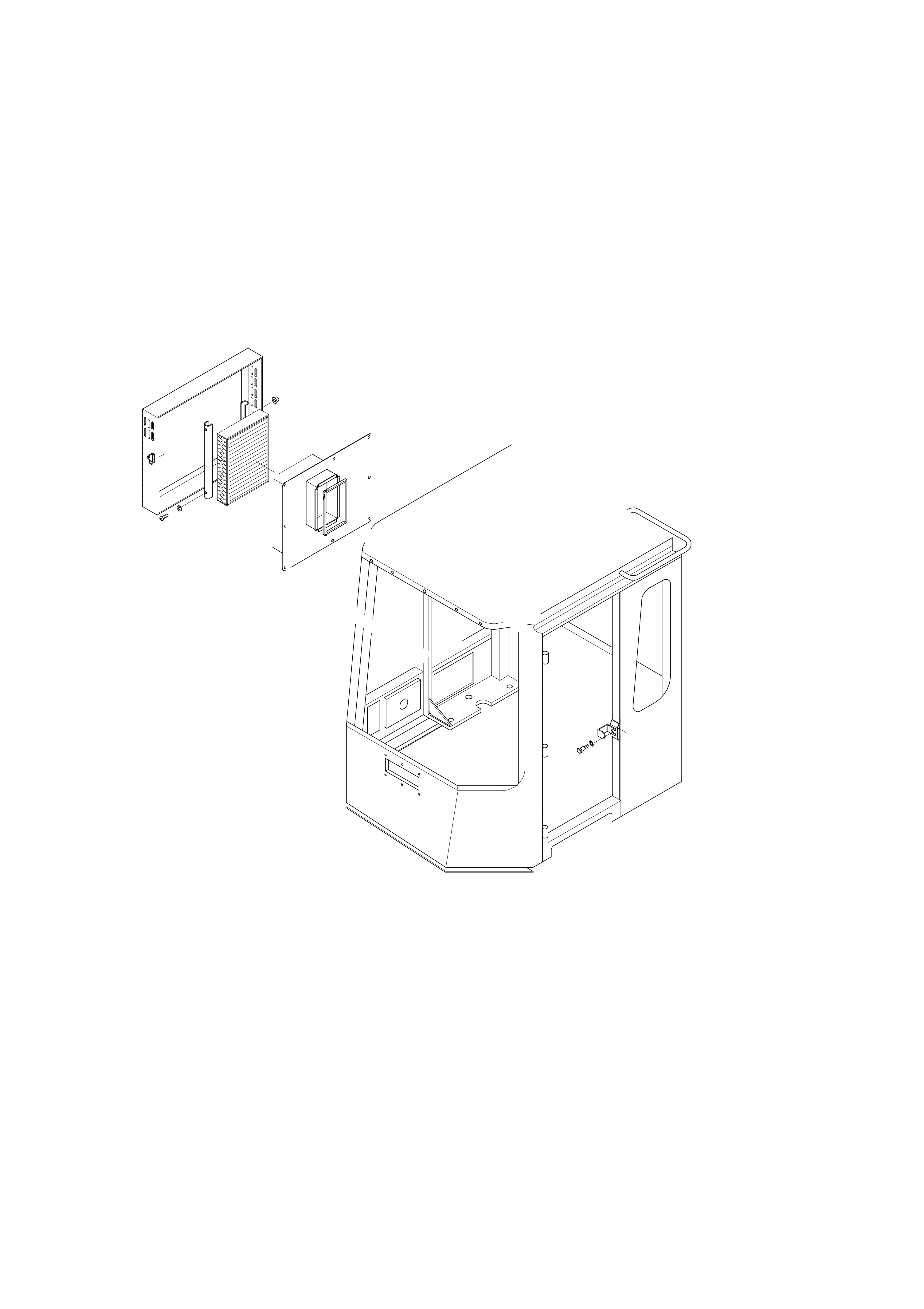 drawing for Hyundai Construction Equipment 74L3-04570 - BRACKET (figure 2)