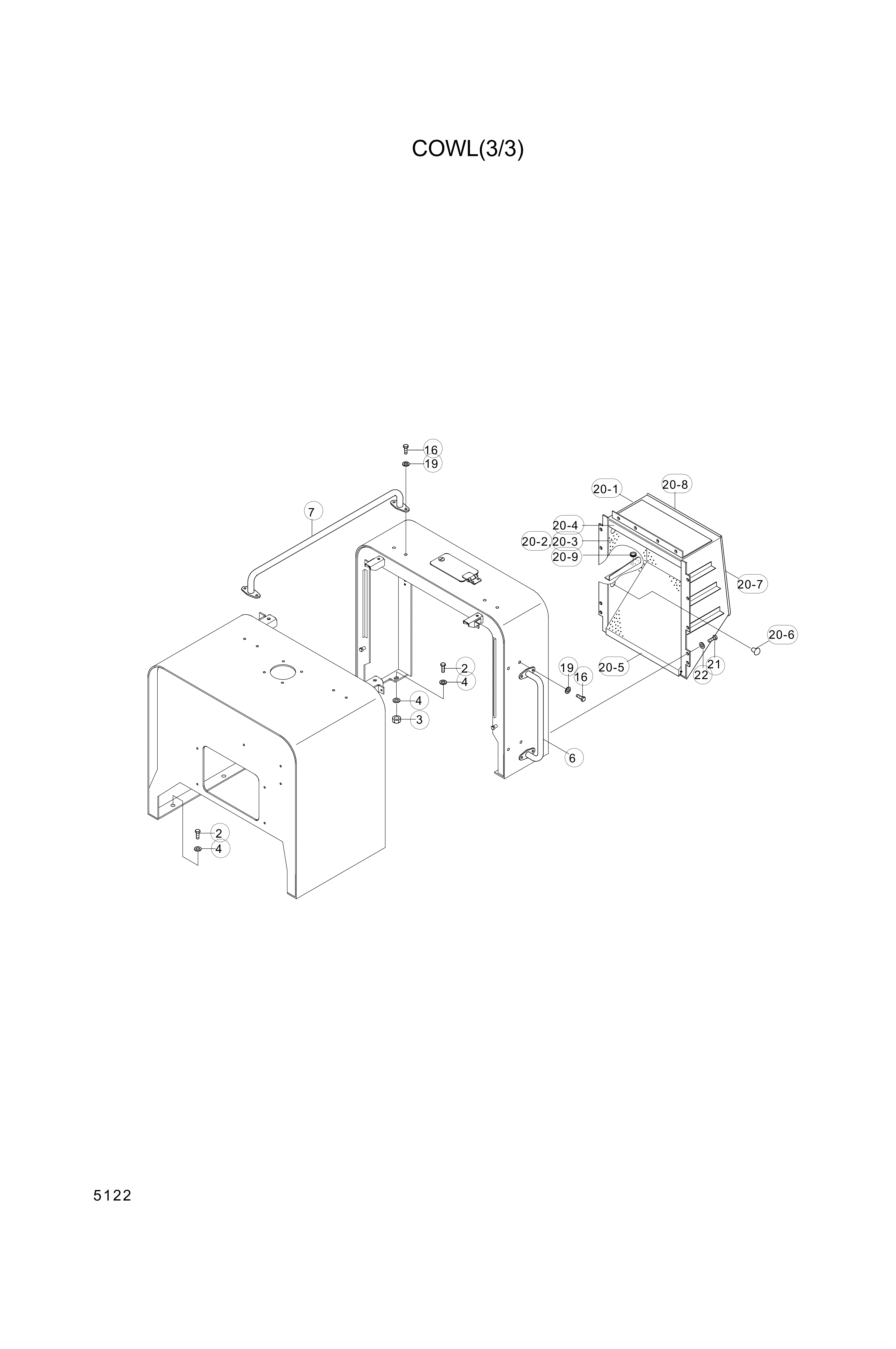 drawing for Hyundai Construction Equipment 74L1-01290 - SPONGE-RH (figure 1)