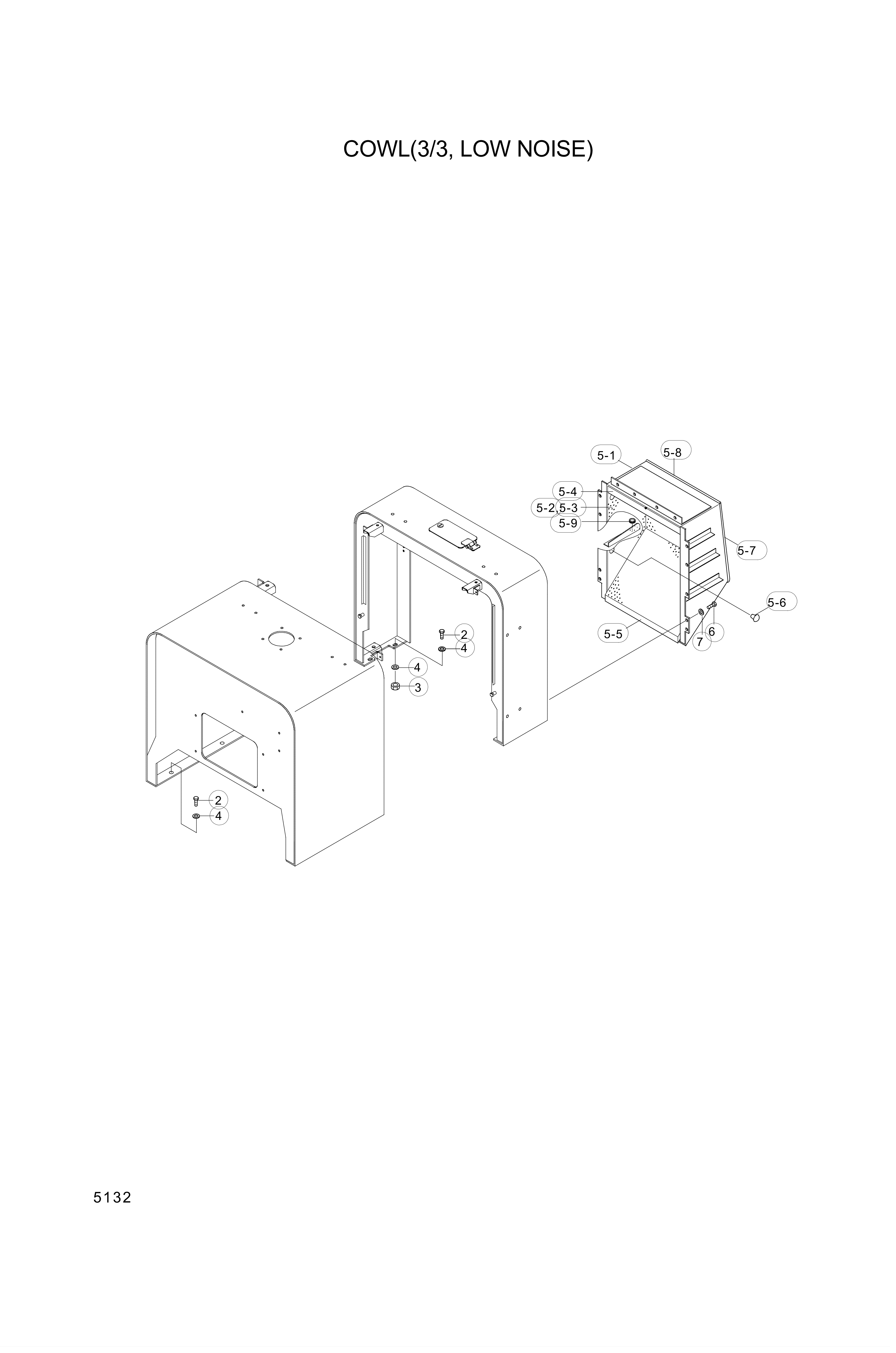 Technical drawing of Hyundai Construction Equipment 74L1-01310 SPONGE with dimensions and layout (figure 2)