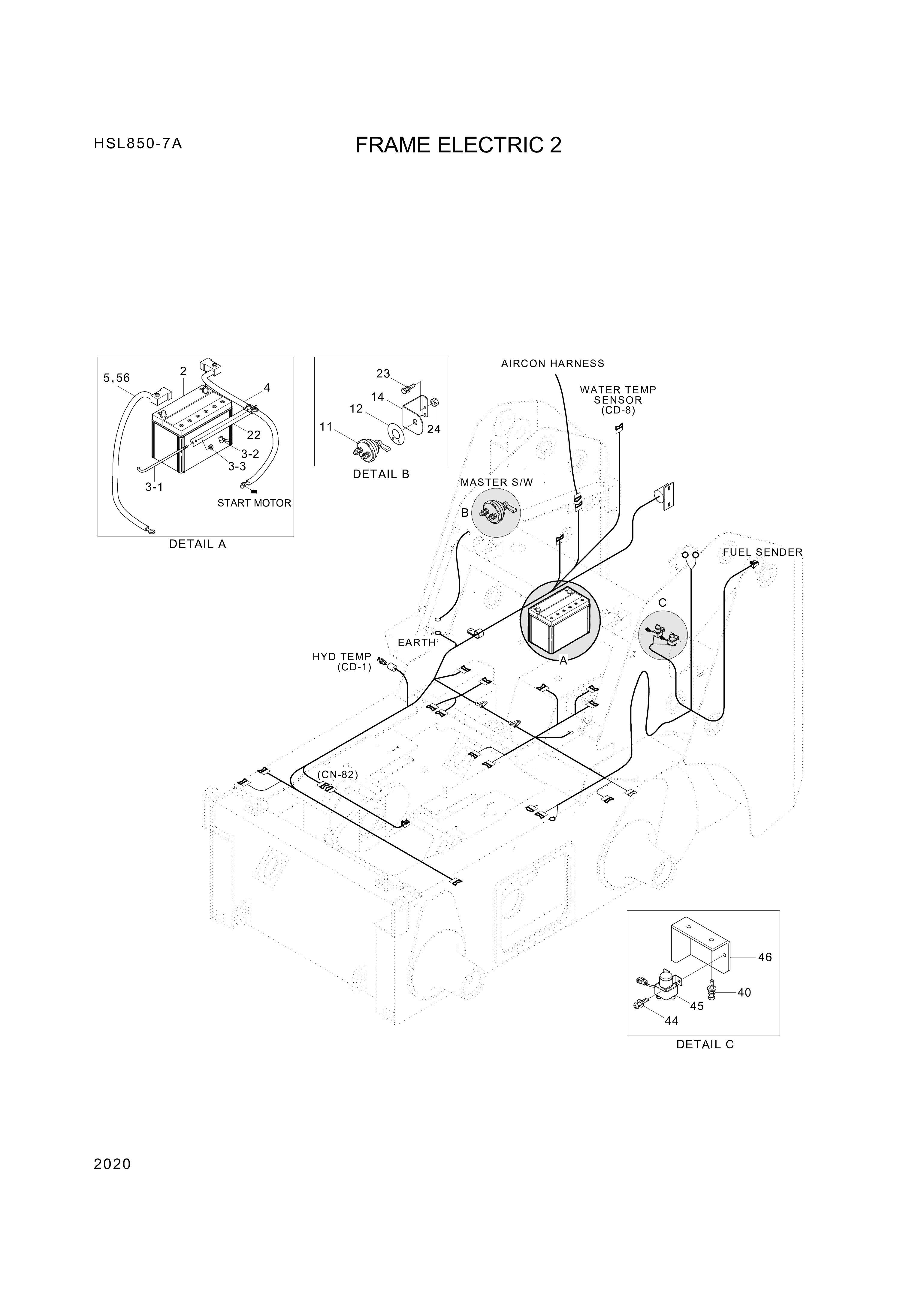 drawing for Hyundai Construction Equipment S261-06000B - NUT-WING (figure 1)