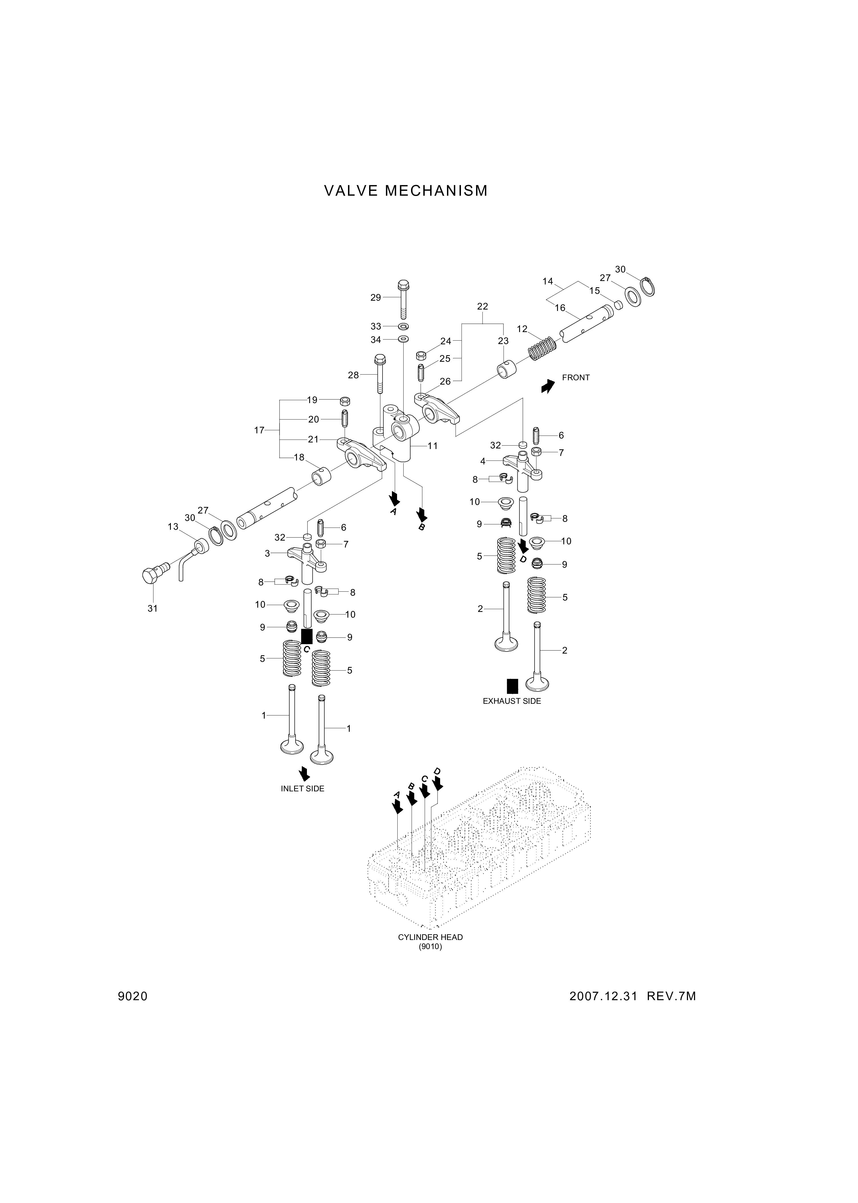 drawing for Hyundai Construction Equipment XJAF-02486 - SEAL-VALVE (figure 5)