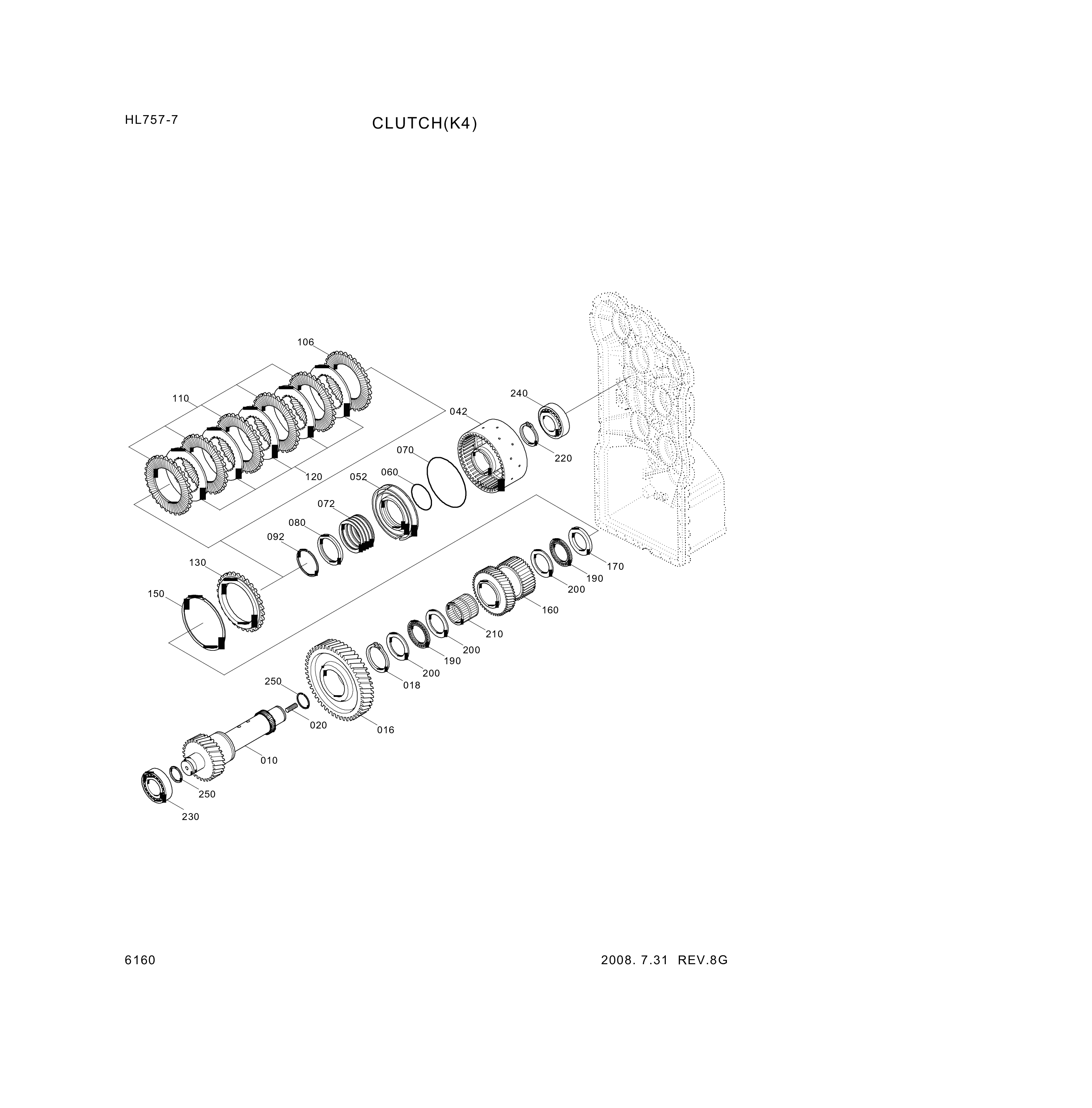 drawing for Hyundai Construction Equipment ZGAQ-00874 - SHAFT (figure 5)