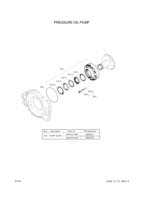 drawing for Hyundai Construction Equipment ZGAQ-01885 - BEARING-NEEDLE (figure 5)