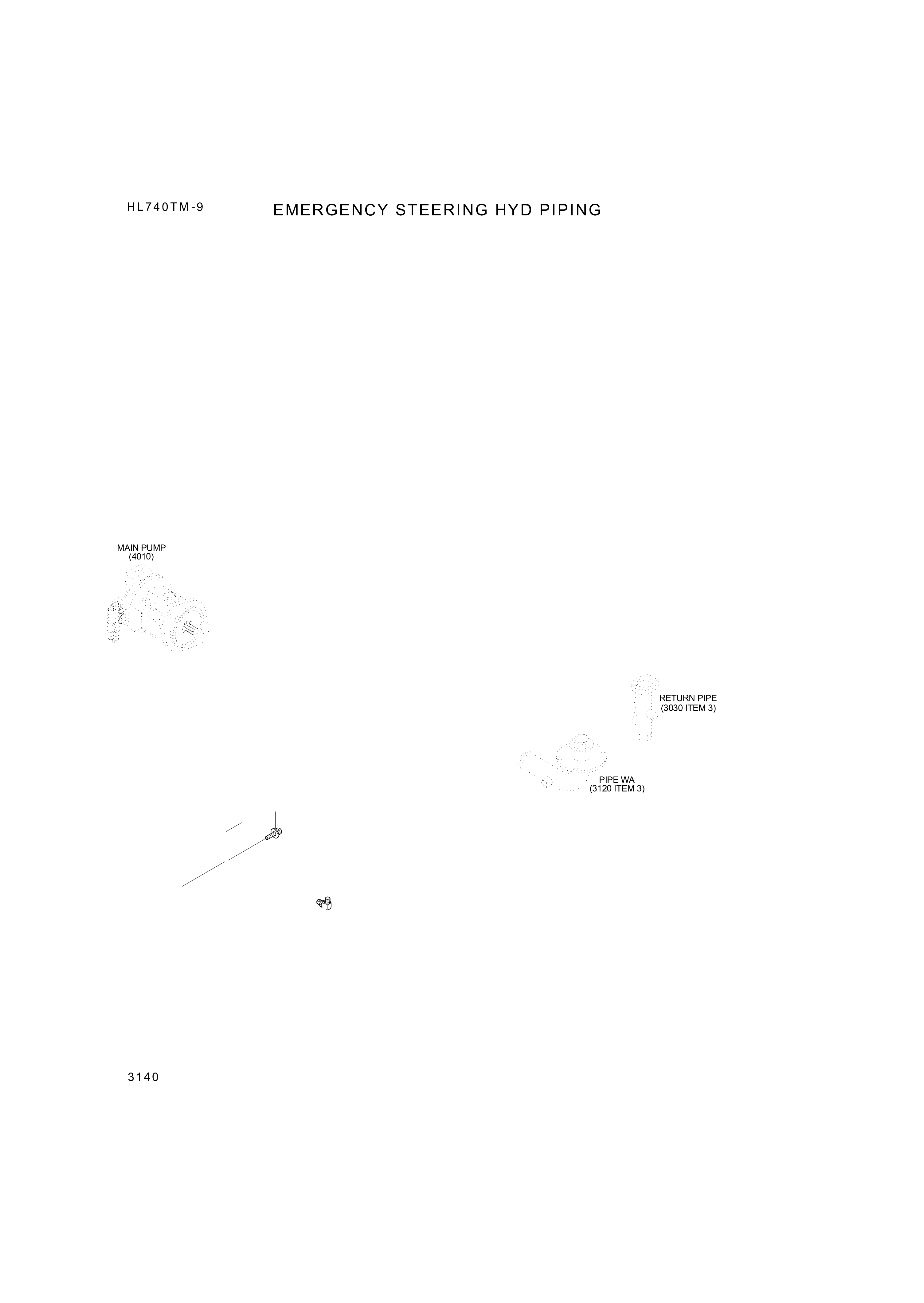 drawing for Hyundai Construction Equipment P930-122021 - HOSE ASSY-ORFS&THD (figure 3)