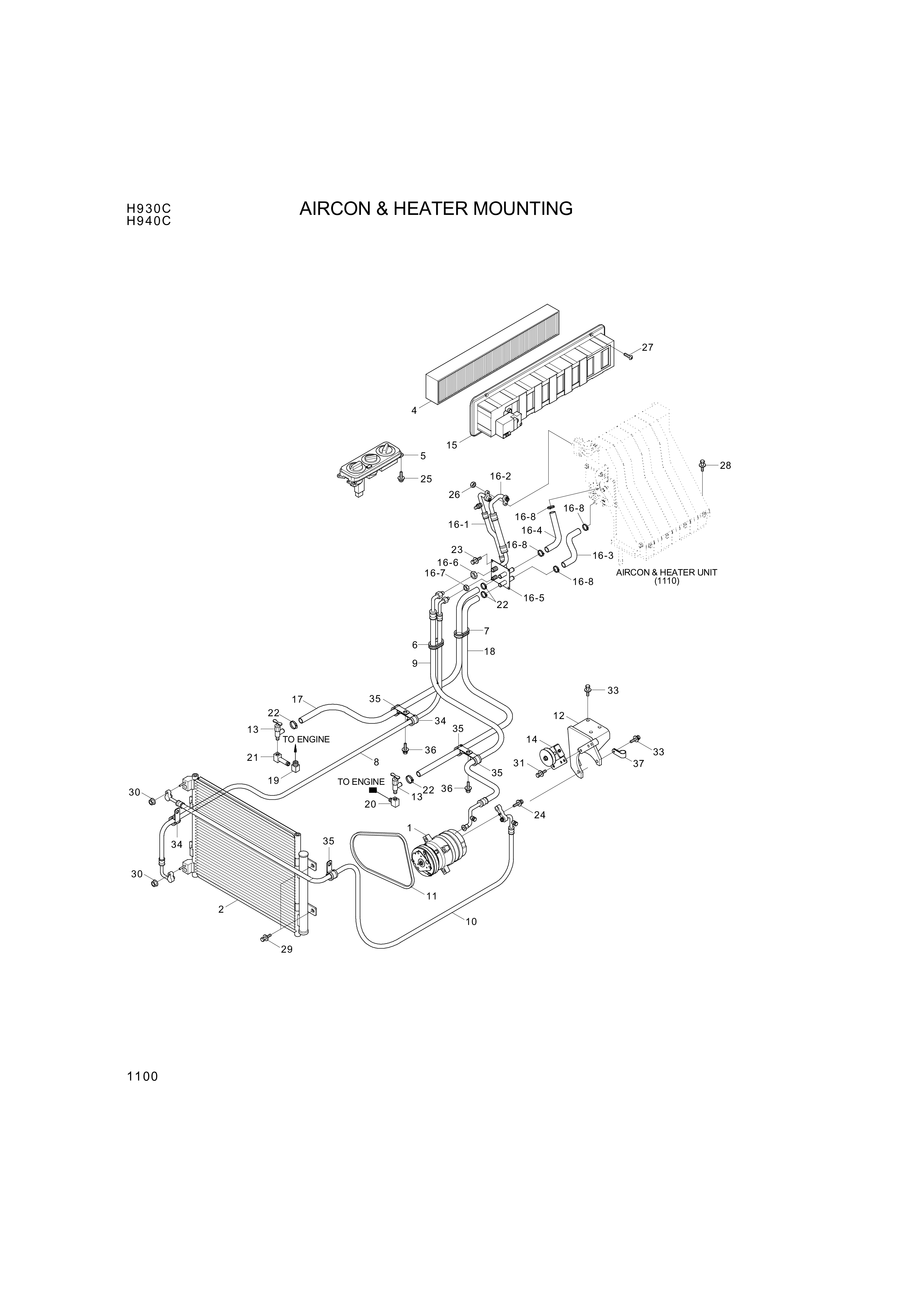 drawing for Hyundai Construction Equipment S281-081006 - NUT-FLANGE (figure 2)