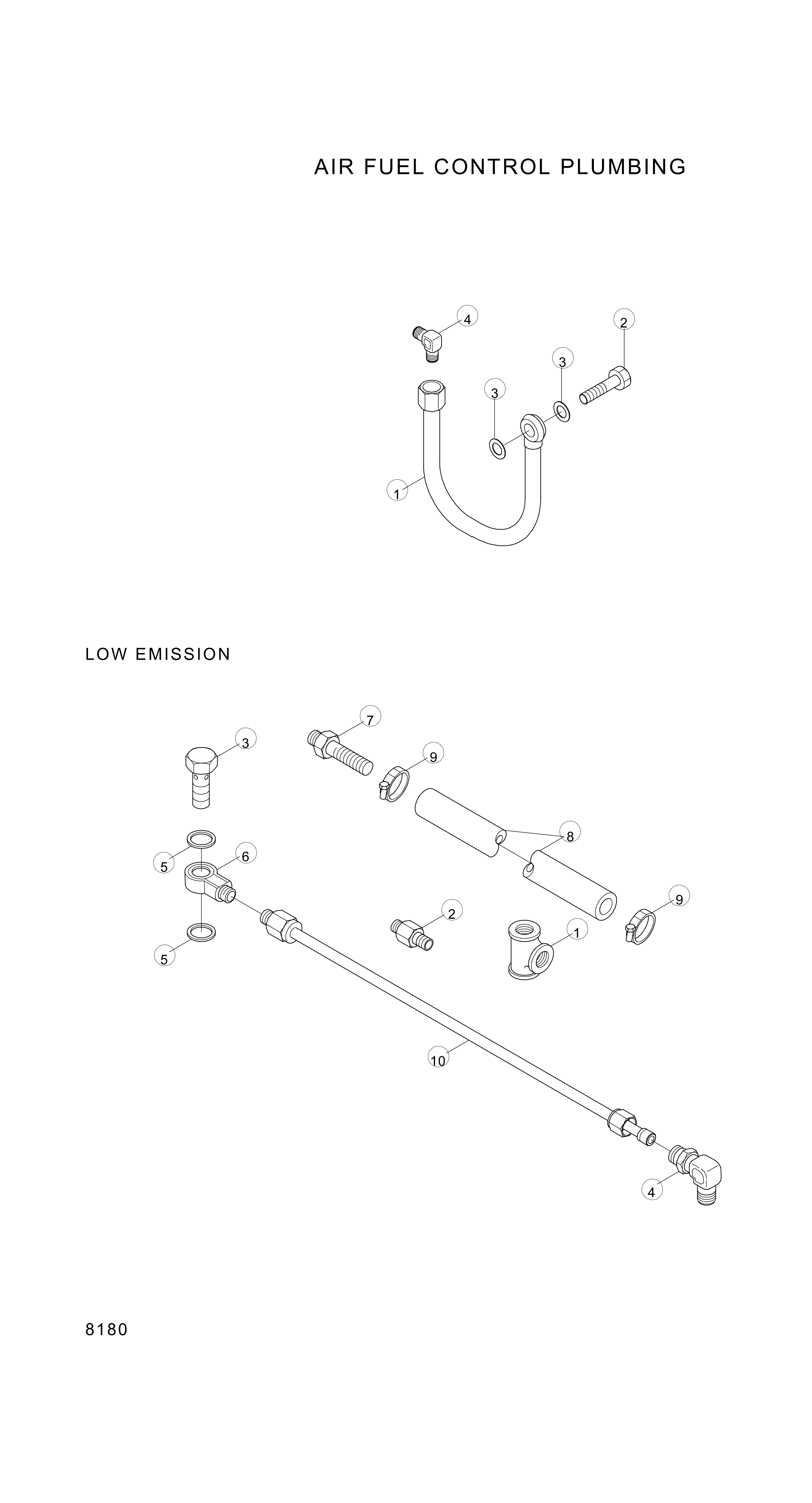 drawing for Hyundai Construction Equipment YUBP-05060 - PIPE-FUEL (figure 1)