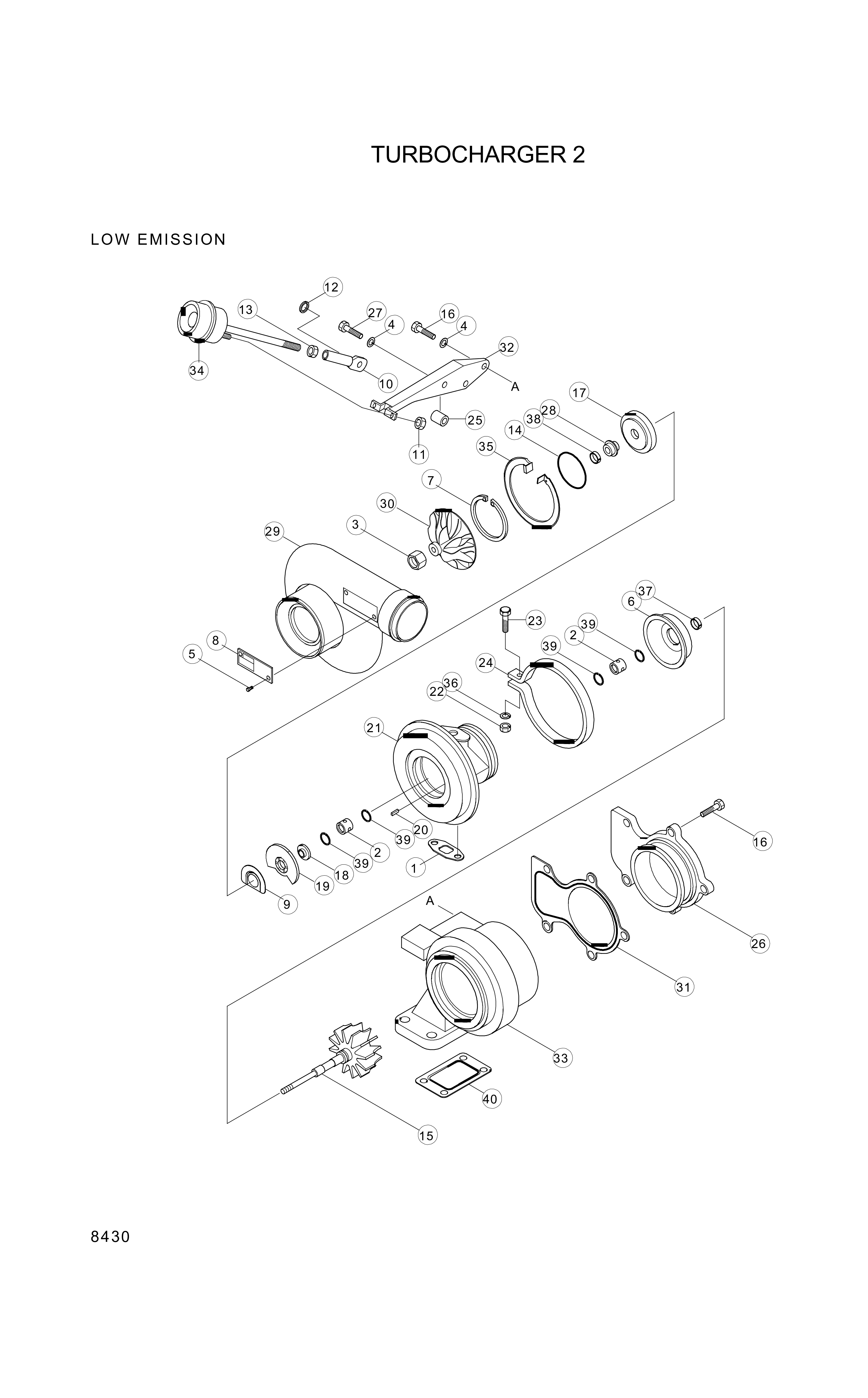drawing for Hyundai Construction Equipment 3531582 - NUT-HEX (figure 2)