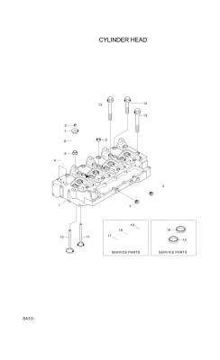 drawing for Hyundai Construction Equipment 3926700 - Spring-Valve (figure 3)