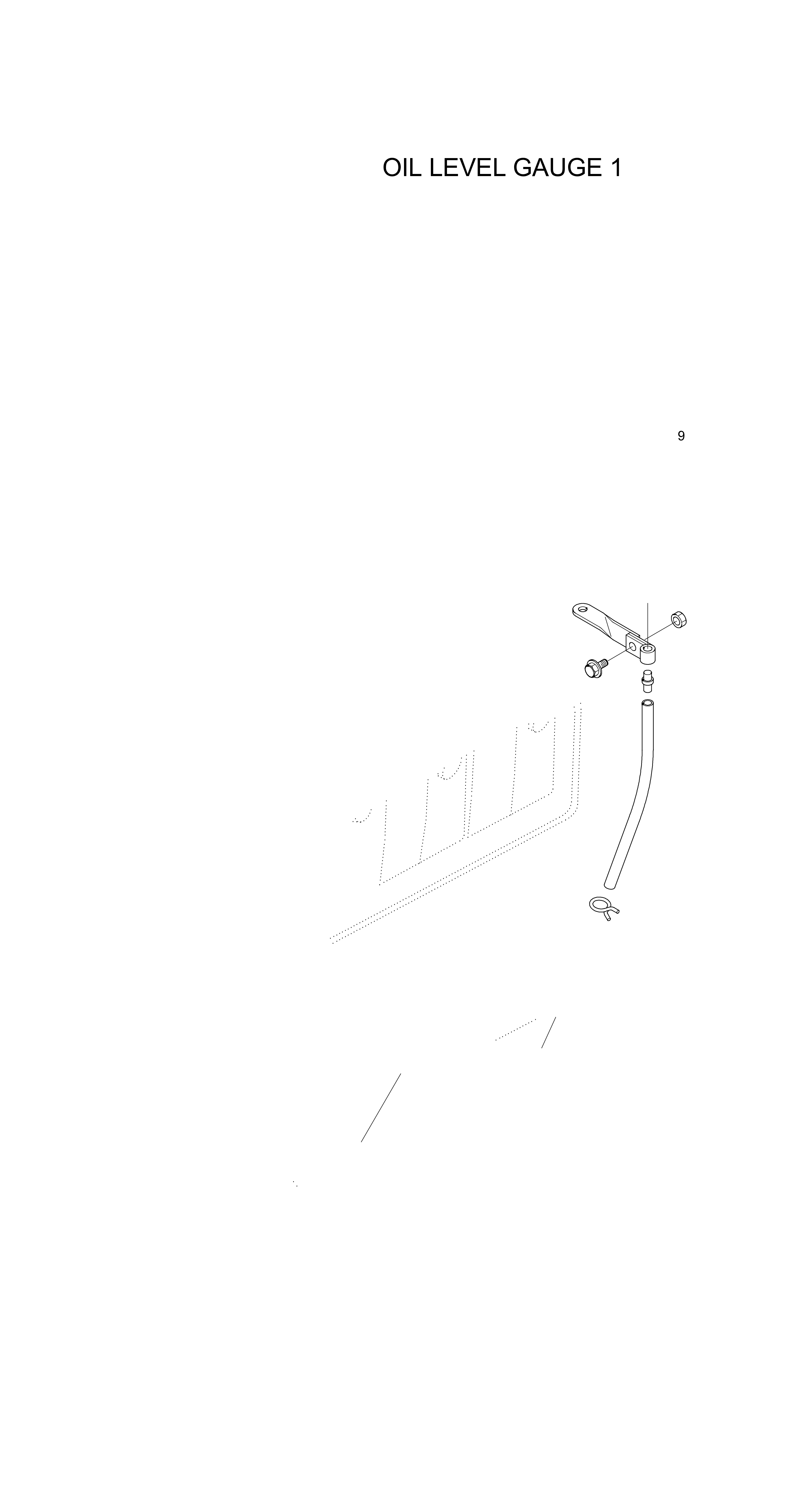 drawing for Hyundai Construction Equipment YUBP-07266 - DIPSTICK ASSY (figure 3)