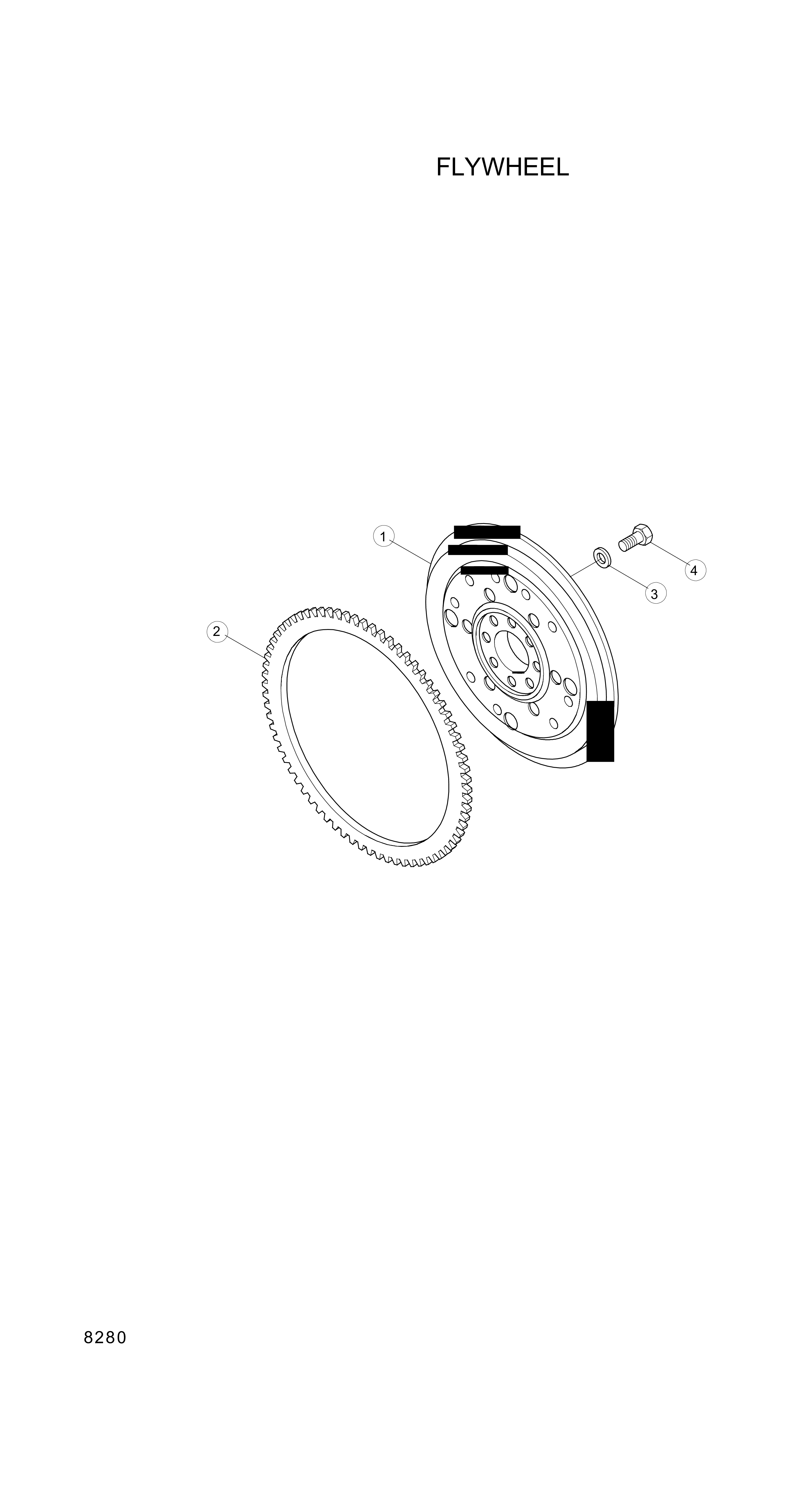 drawing for Hyundai Construction Equipment YUBP-06999 - GEAR-RING (figure 2)