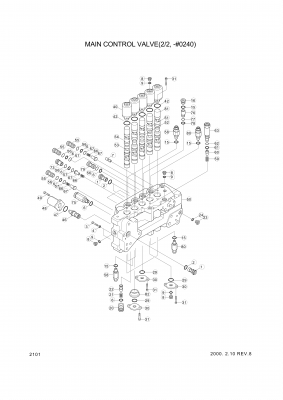 drawing for Hyundai Construction Equipment 3511-767 - SPOOL (figure 1)