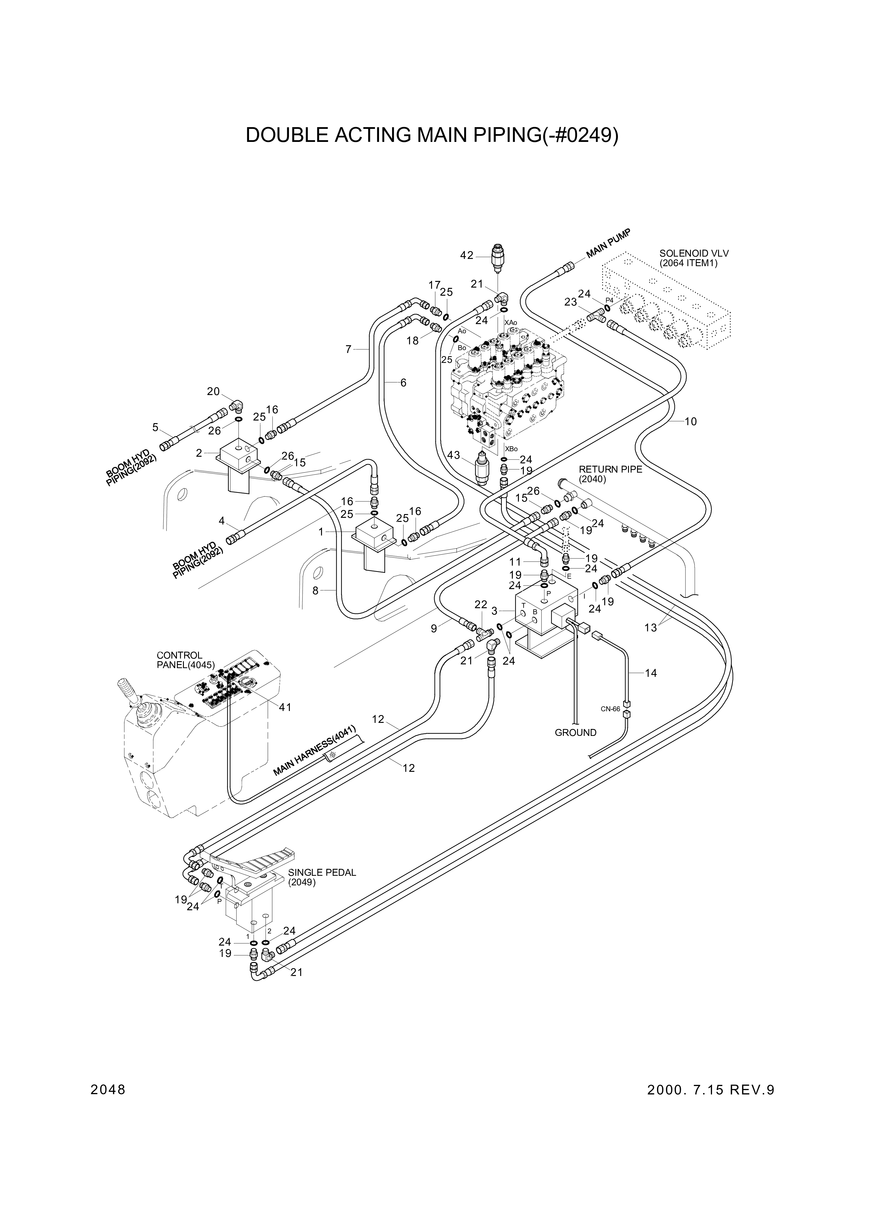 drawing for Hyundai Construction Equipment 3537-250-380K30 - PORT RELIEF VALVE (figure 3)