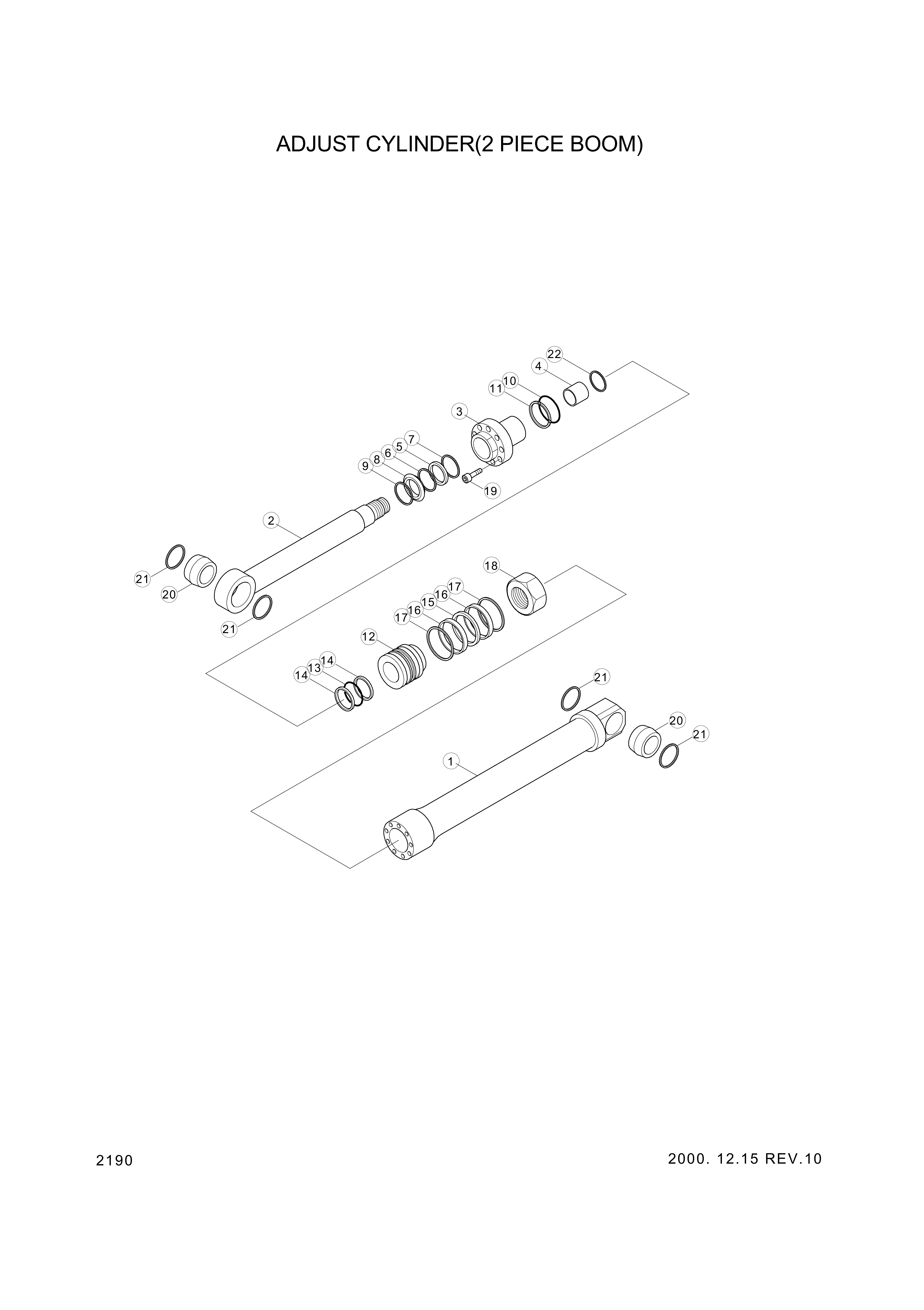 drawing for Hyundai Construction Equipment 31YC-11071 - BUSHING-PIN (figure 3)