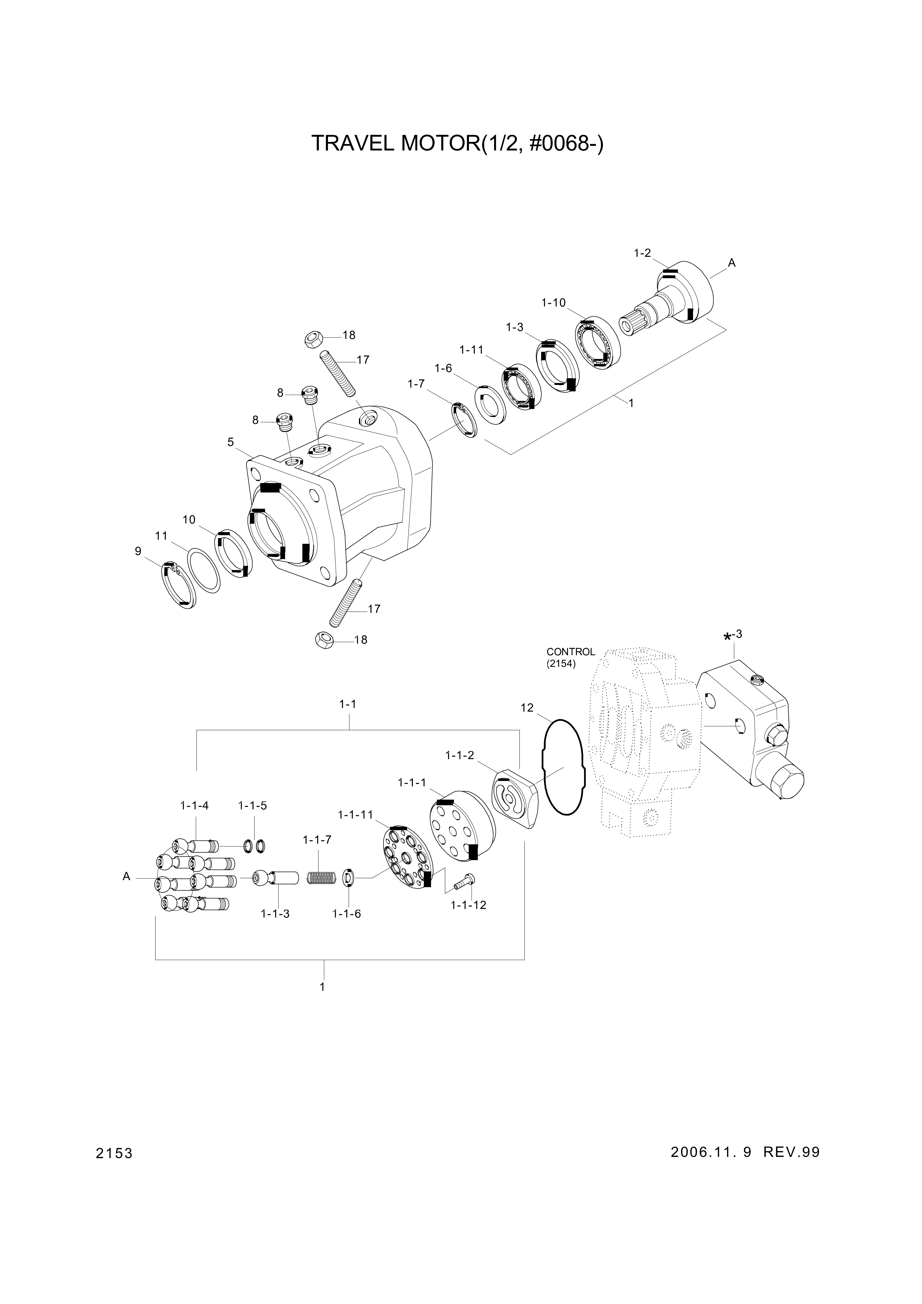 drawing for Hyundai Construction Equipment R909921788 - CONTROL LENS (figure 2)