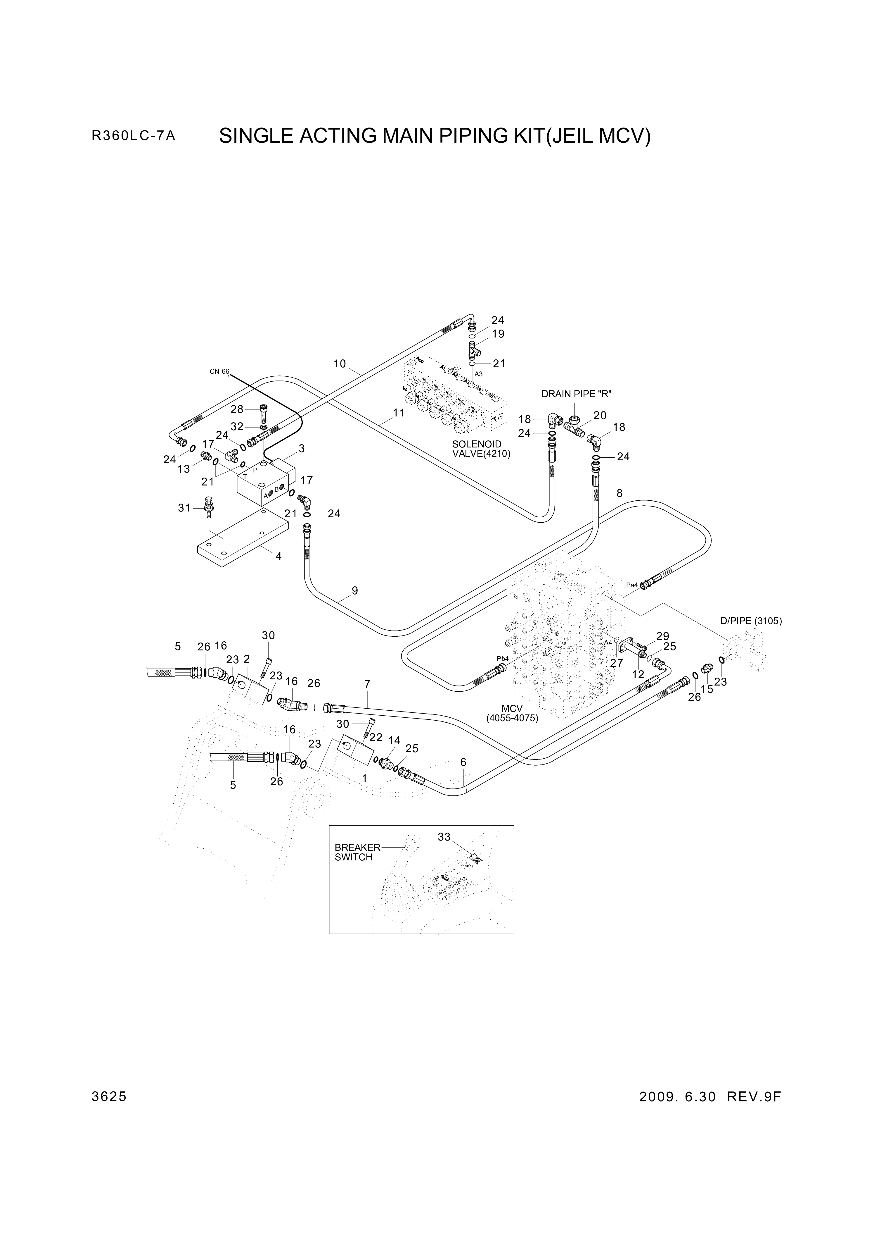 drawing for Hyundai Construction Equipment P930-042051 - HOSE ASSY-ORFS&THD (figure 2)