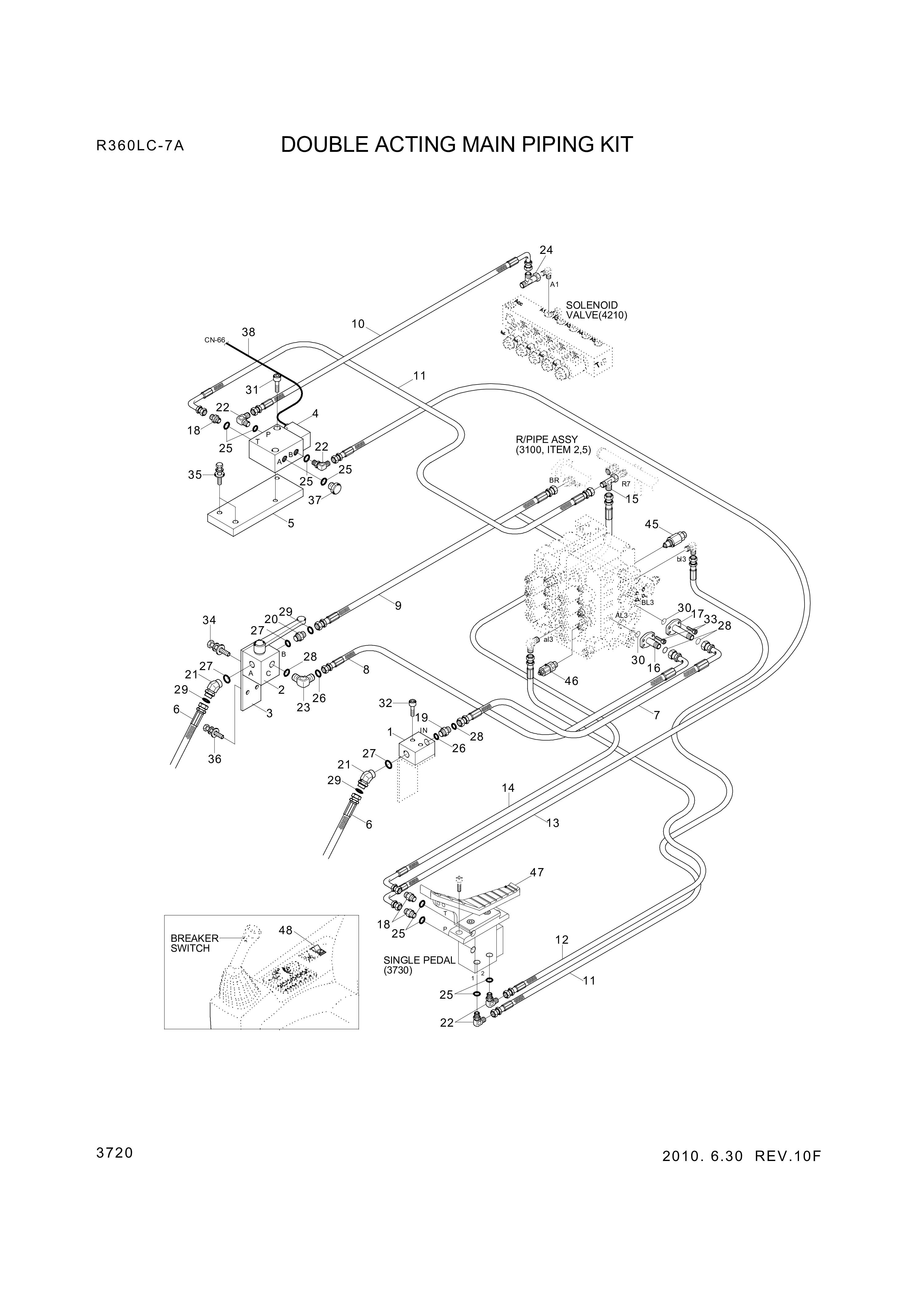 drawing for Hyundai Construction Equipment P933-166025 - HOSE ASSY-ORFS&THD (figure 2)