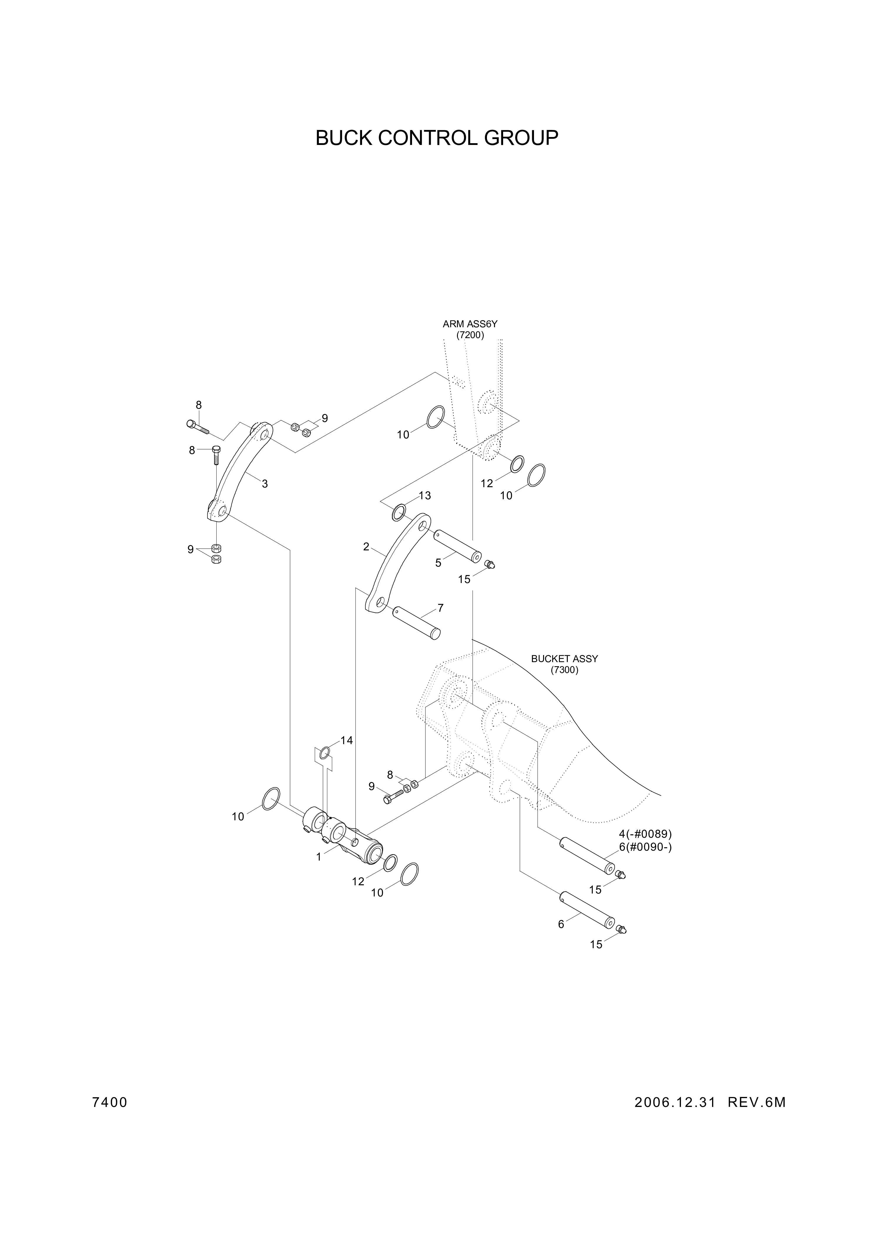 drawing for Hyundai Construction Equipment 61EN-15310 - BUSHING-PIN (figure 1)