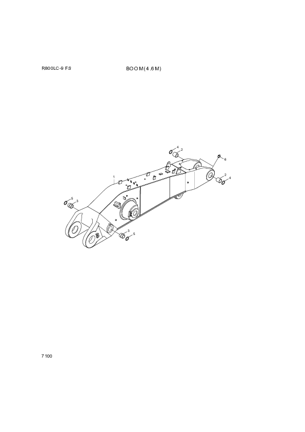 drawing for Hyundai Construction Equipment 61EN-12180 - BUSHING-BRONZE (figure 1)