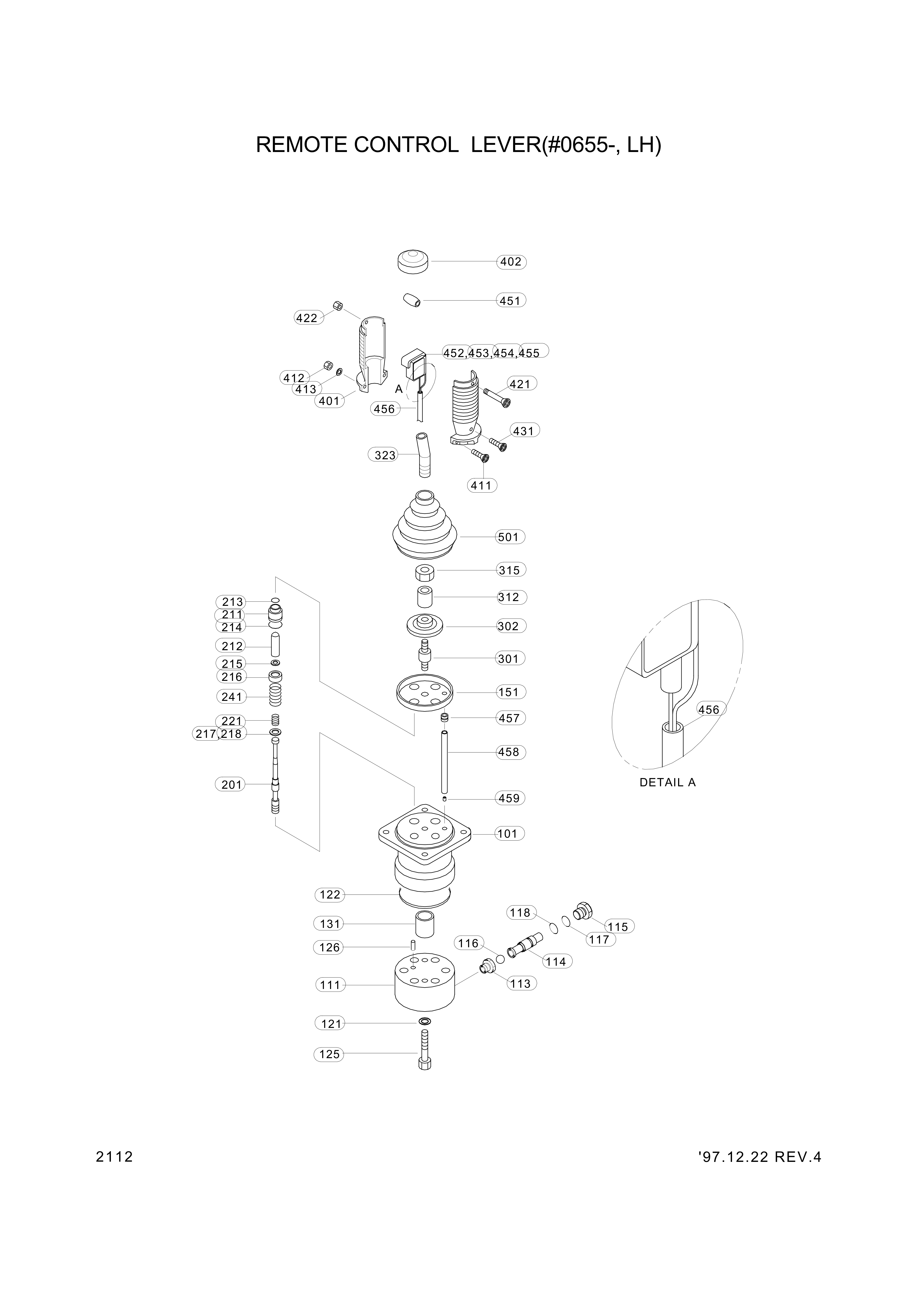 drawing for Hyundai Construction Equipment XKAH-02026 - HANDLE (figure 4)