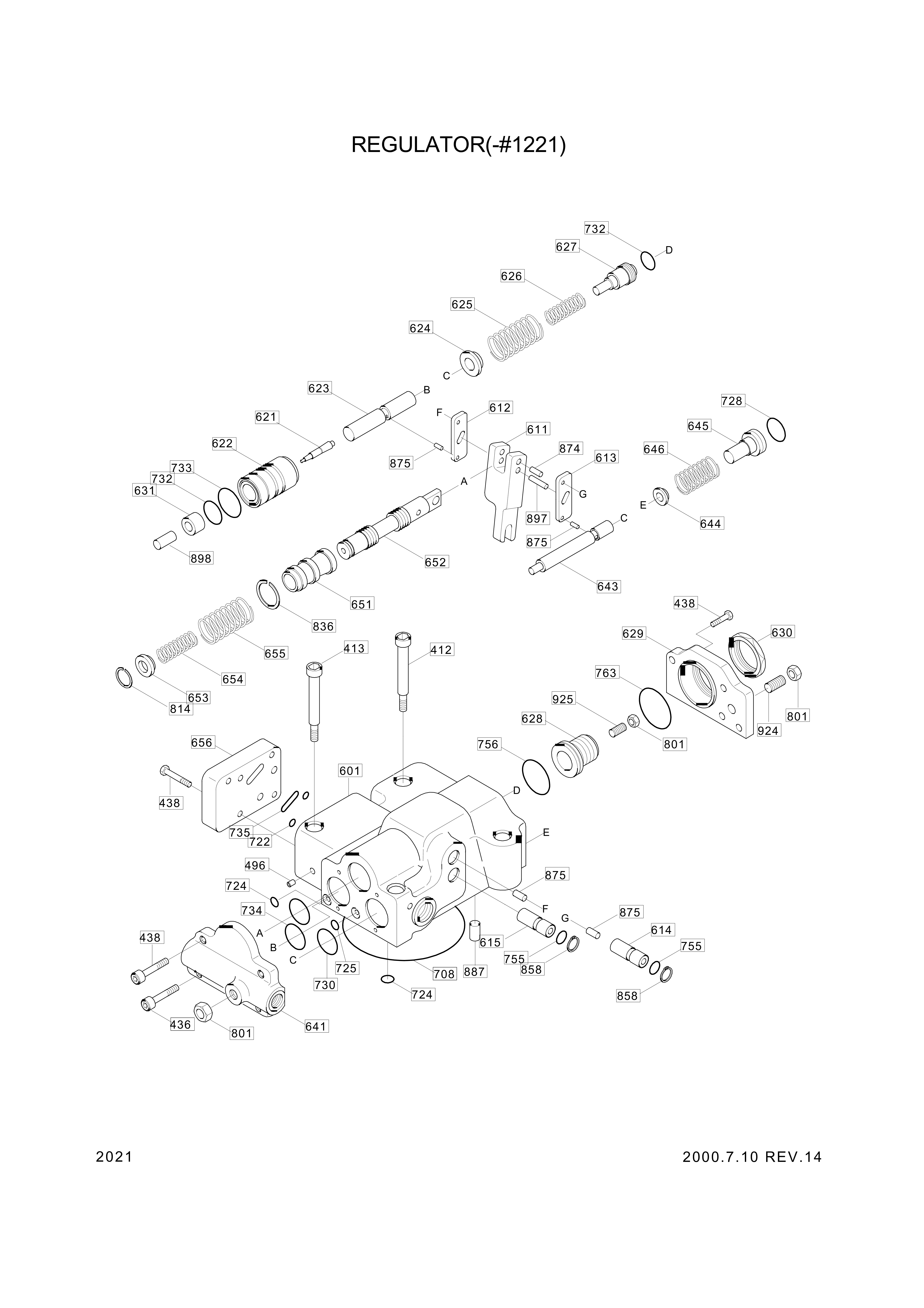 drawing for Hyundai Construction Equipment PJR410 - Pin (figure 2)