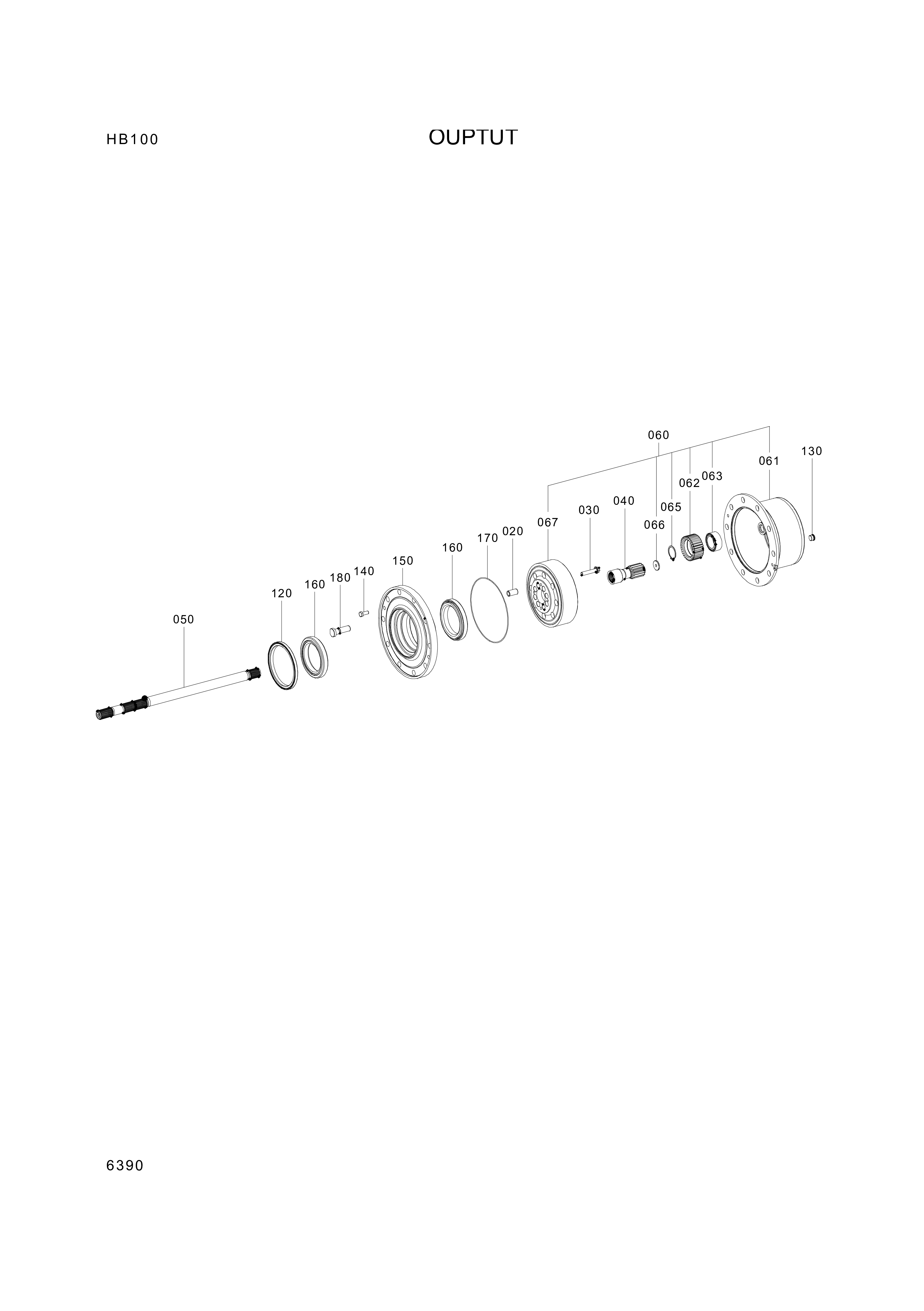 drawing for Hyundai Construction Equipment ZGAQ-03517 - GEAR-RING (figure 1)