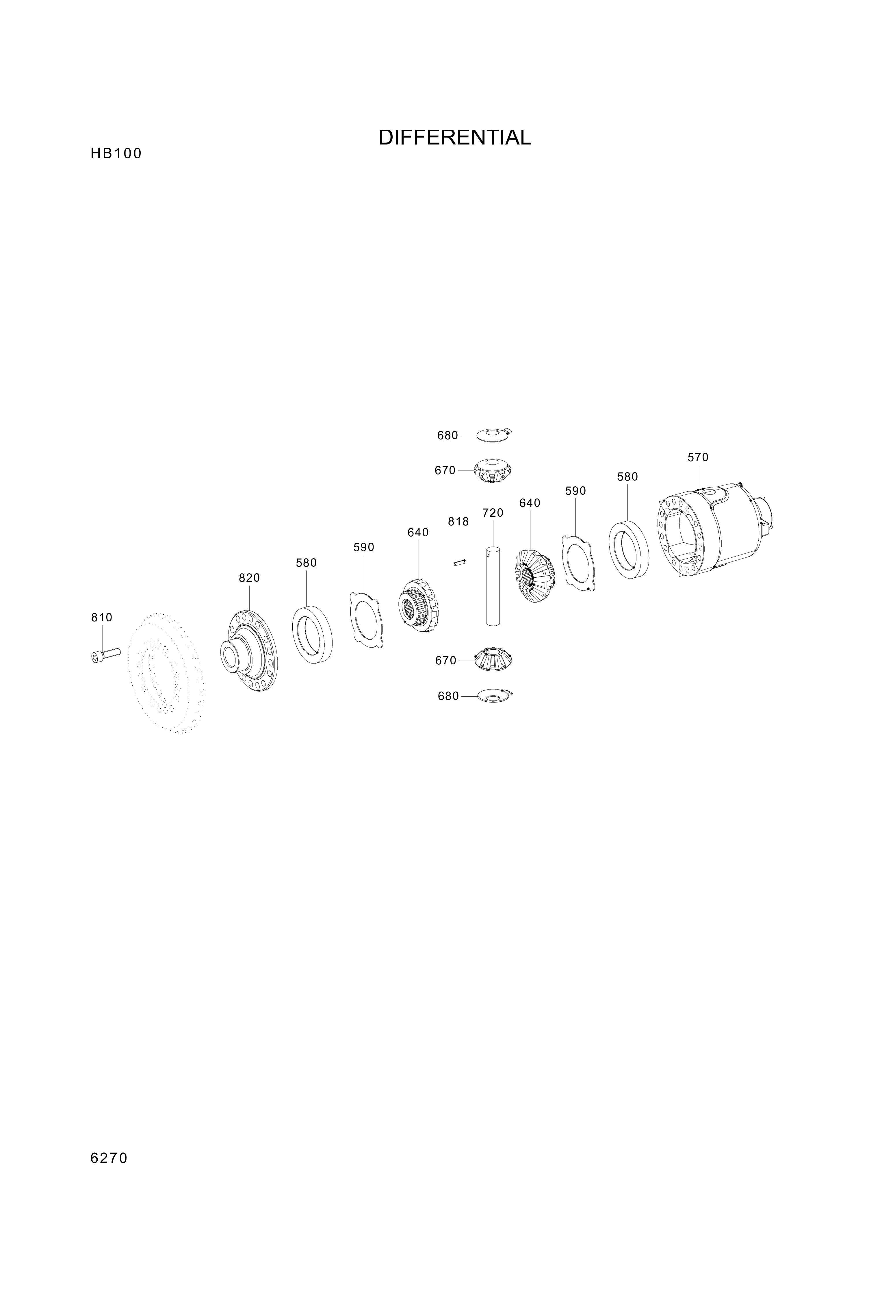 drawing for Hyundai Construction Equipment ZGAQ-02883 - GEAR-BEVEL (figure 2)