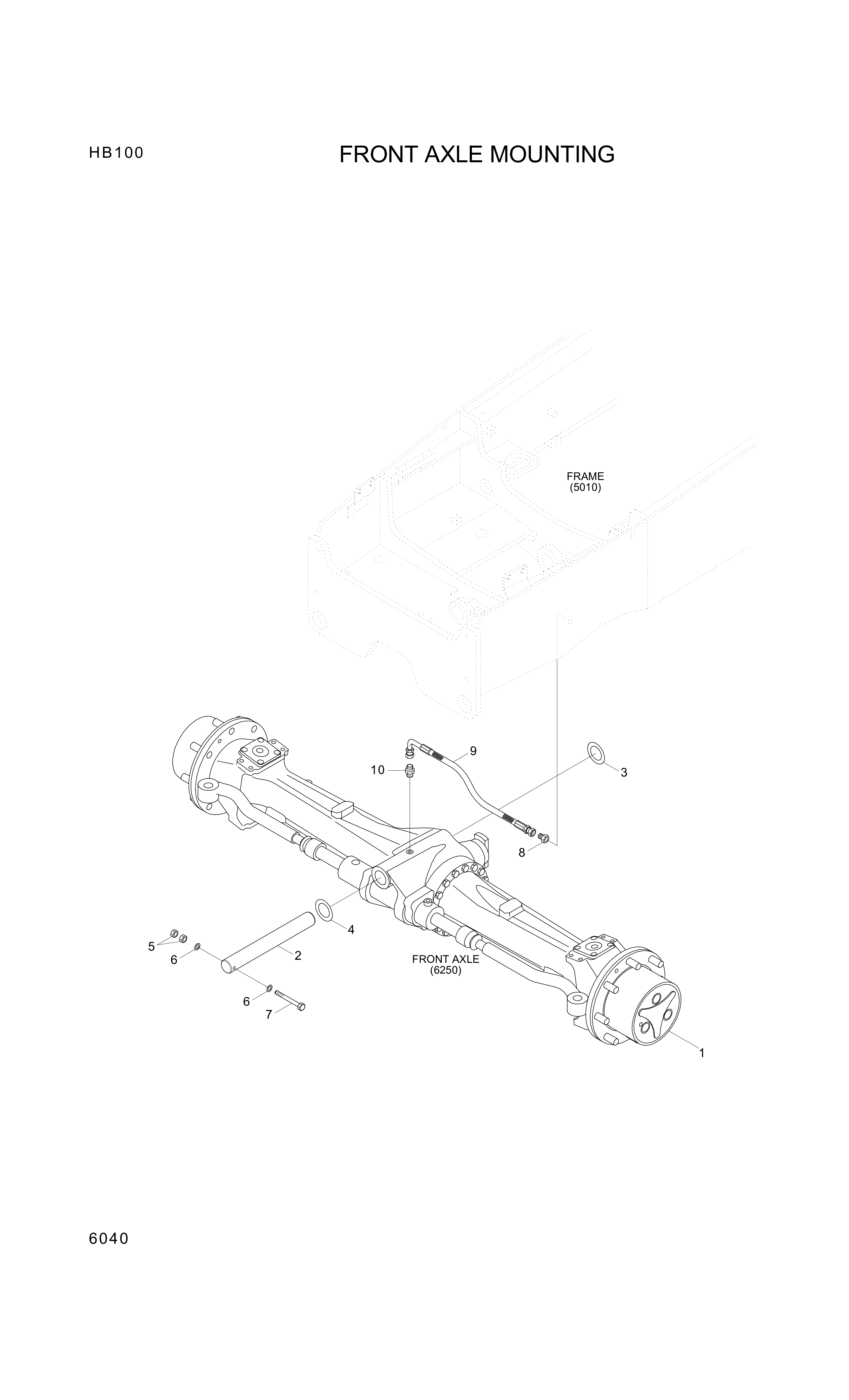 drawing for Hyundai Construction Equipment 81U2-10030 - PIN-PIVOT (figure 1)