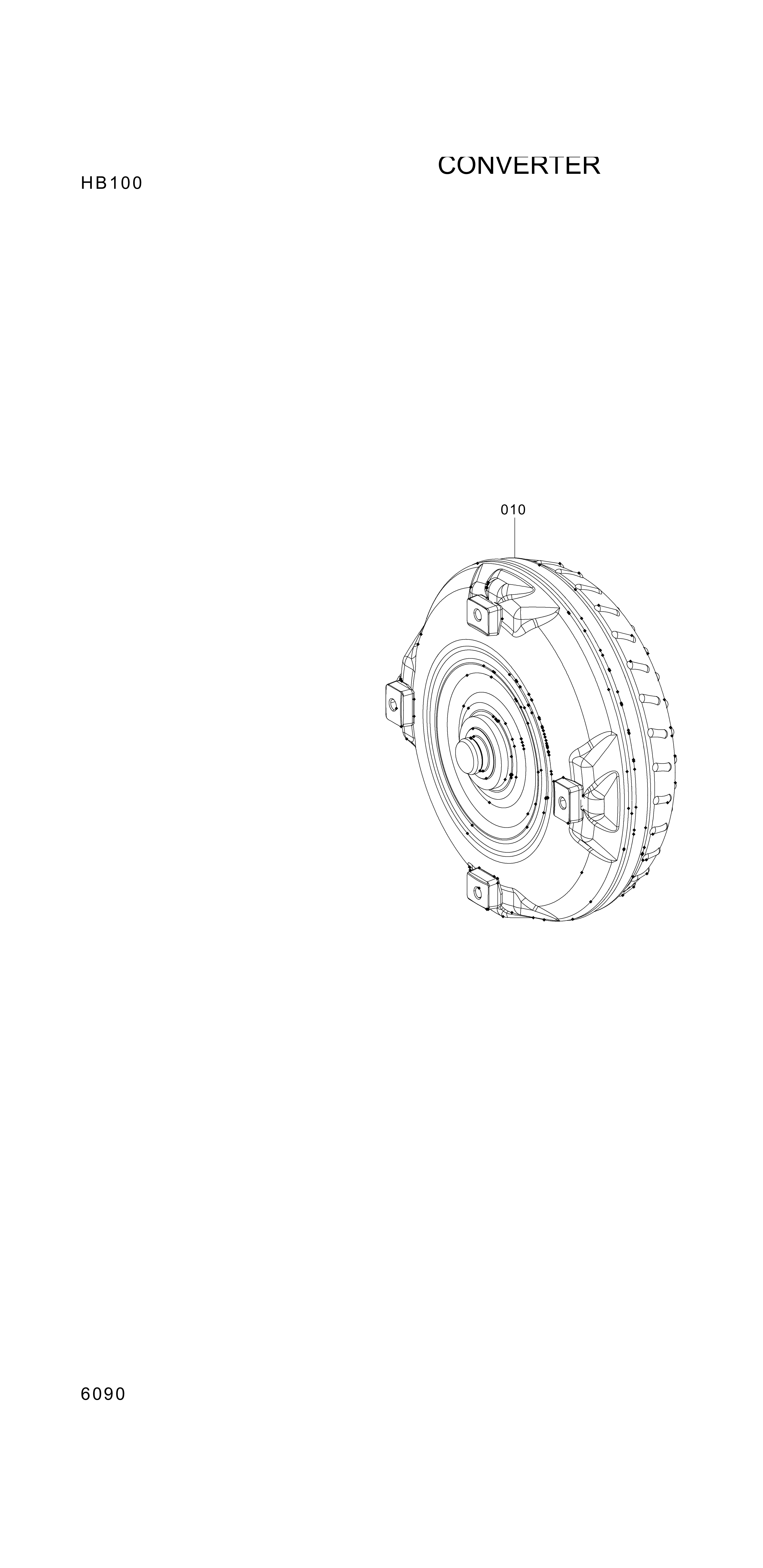 drawing for Hyundai Construction Equipment ZGAQ-02997 - CONVERTER (figure 1)