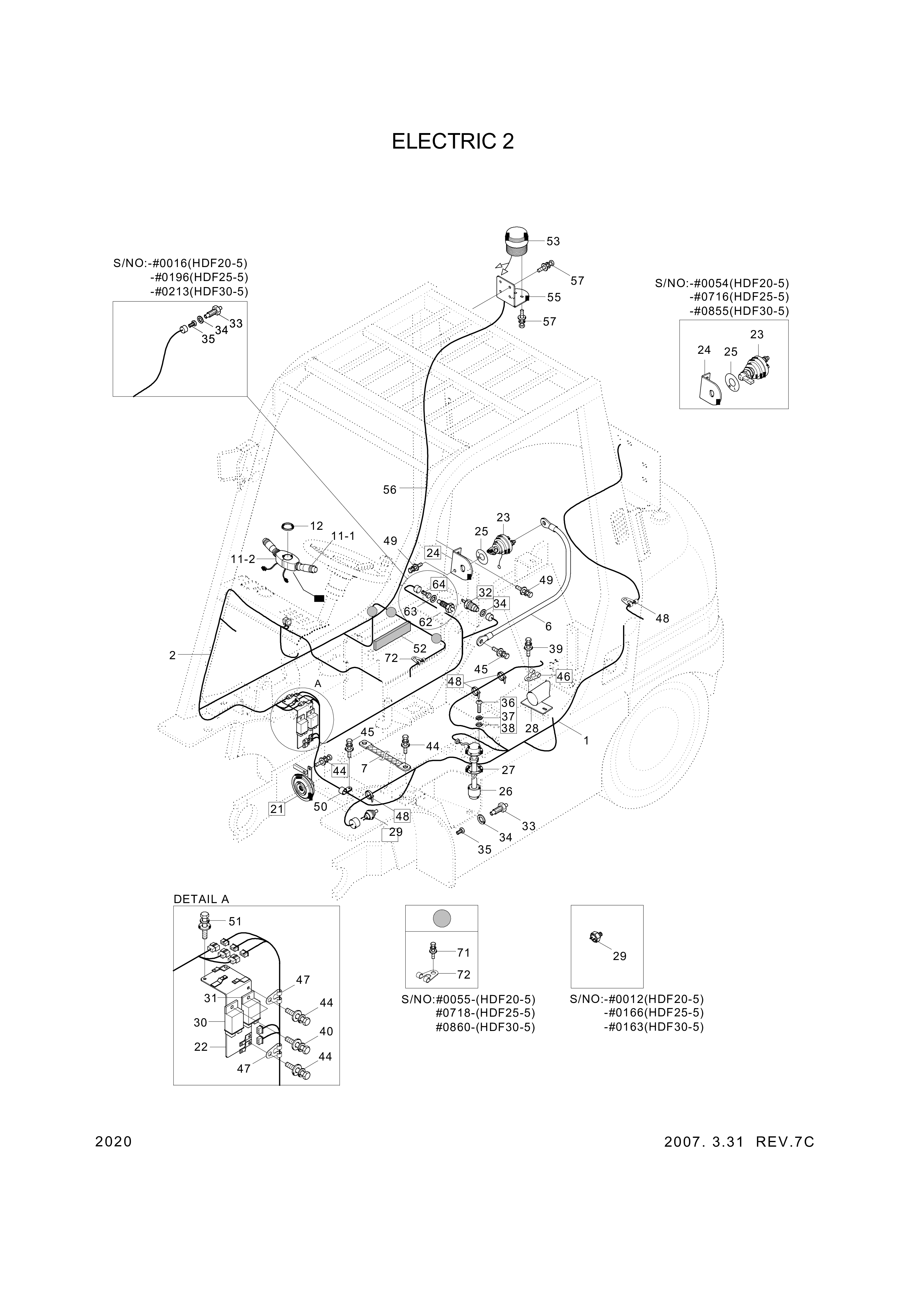 drawing for Hyundai Construction Equipment 01507600AB - T/S,Light,Horn (figure 3)