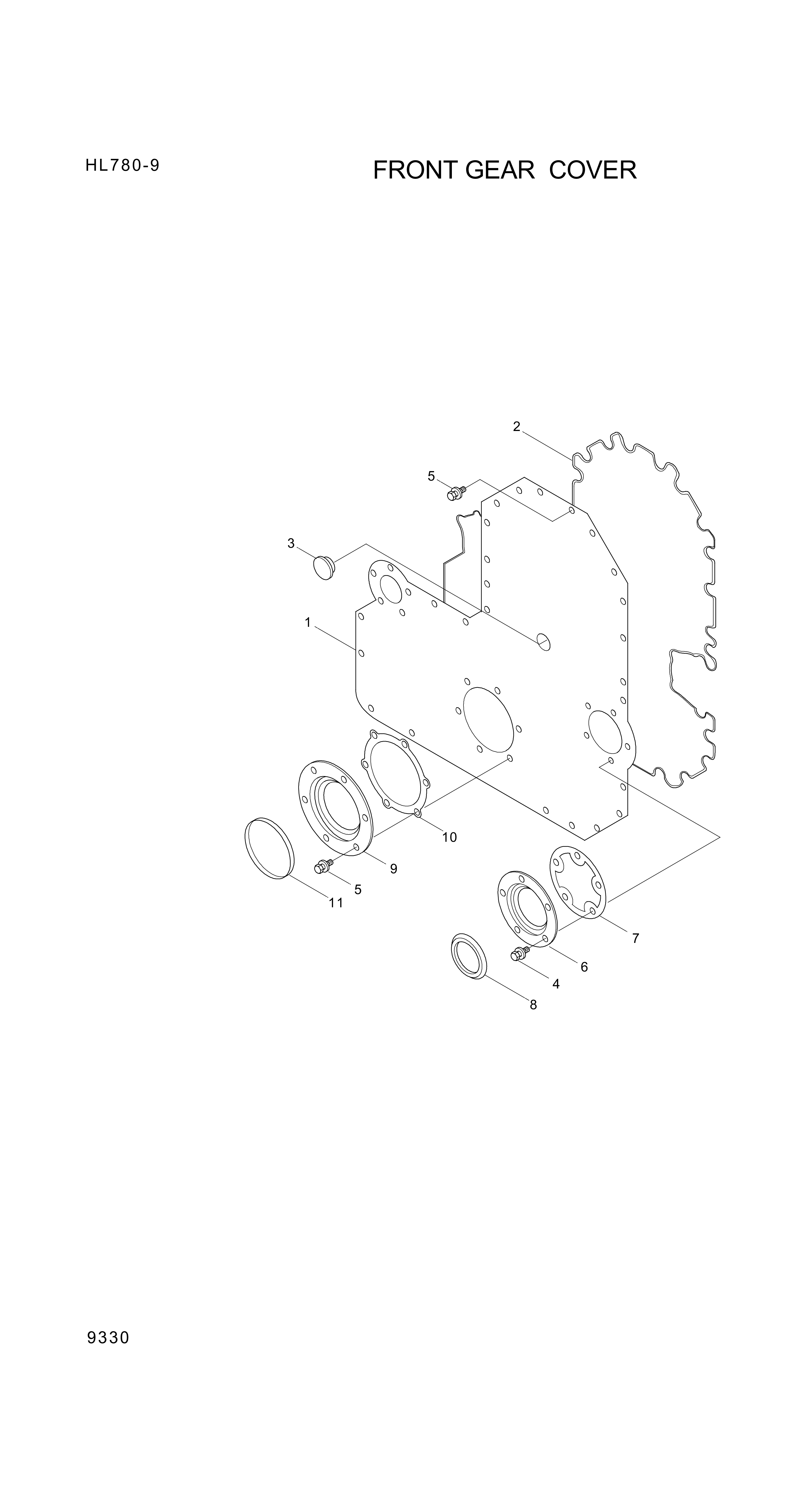 drawing for Hyundai Construction Equipment YUBP-06355 - SEAL KIT (figure 4)