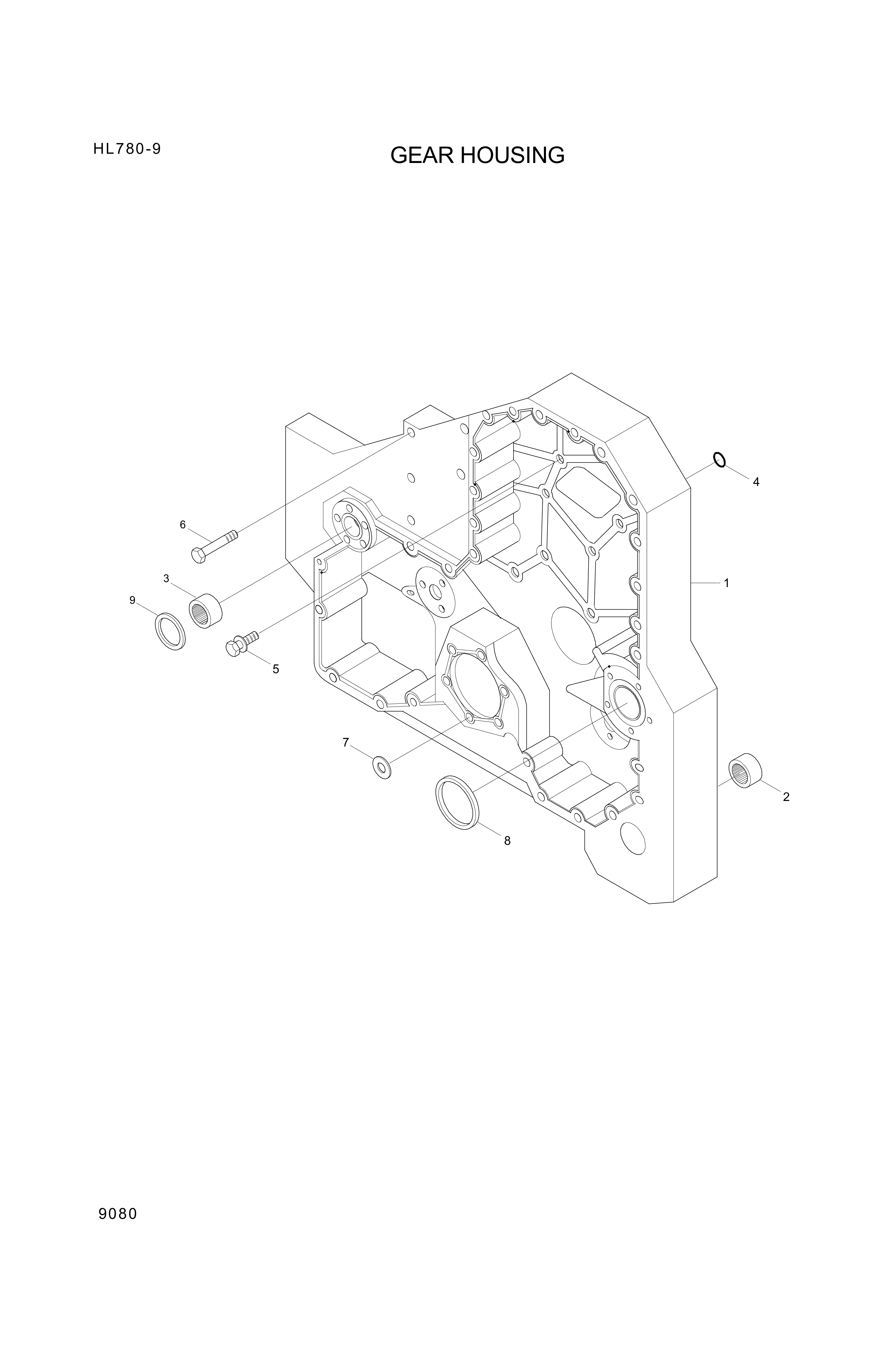 drawing for Hyundai Construction Equipment 3201659 - SEAL-RECT RING (figure 5)