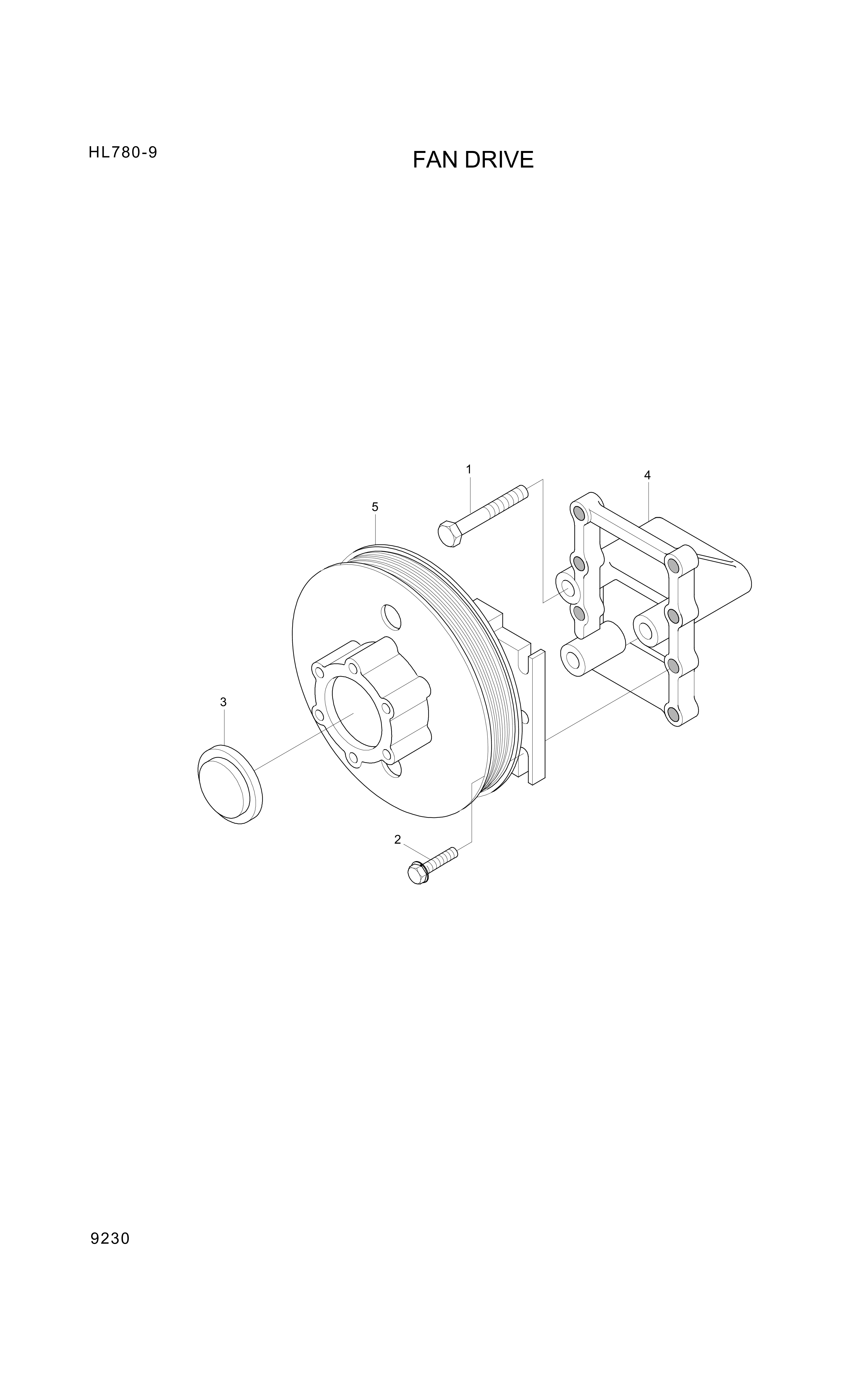 drawing for Hyundai Construction Equipment YUBP-04723 - SCREW-HEX (figure 2)