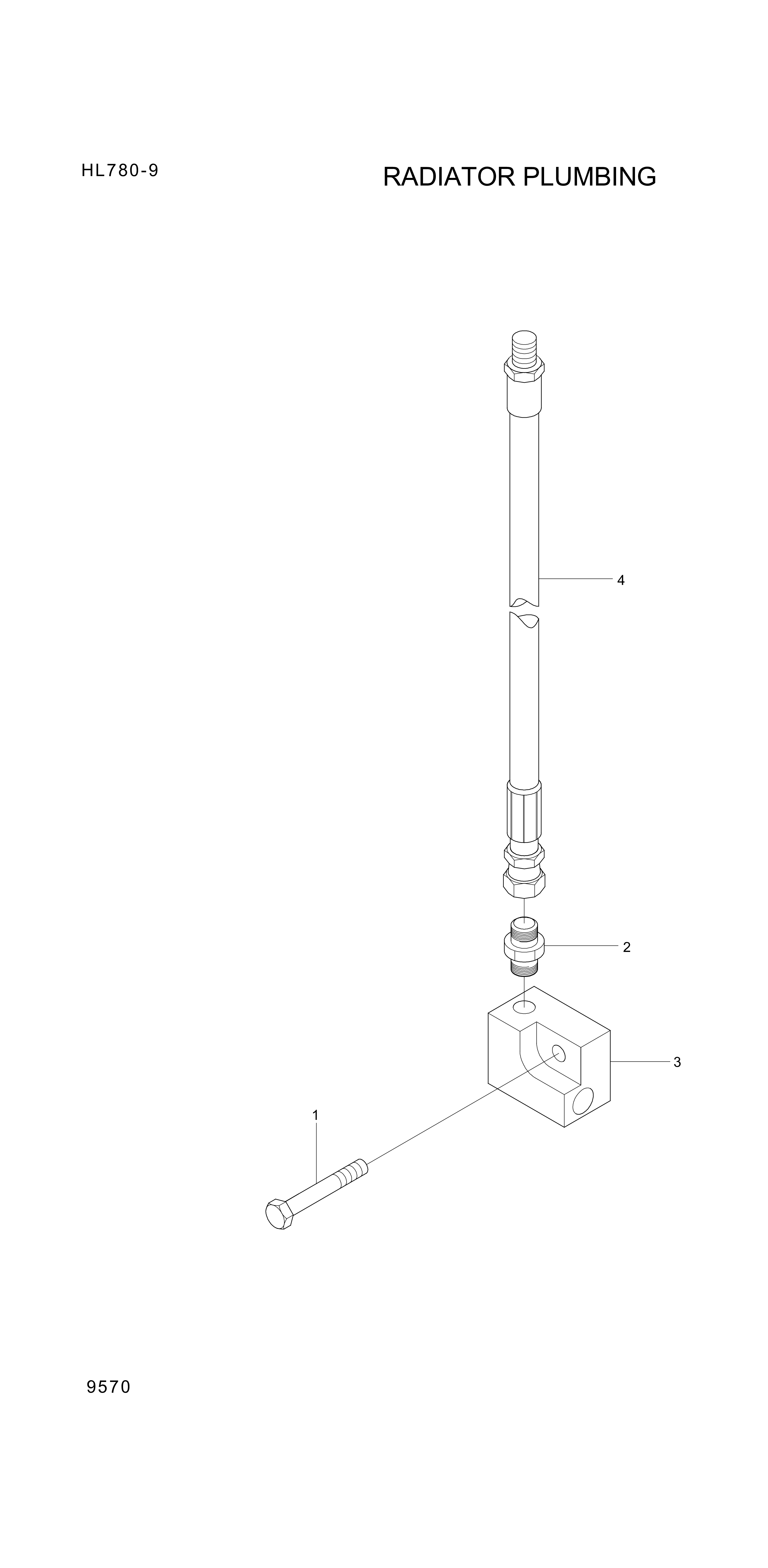 drawing for Hyundai Construction Equipment YUBP-06876 - CONNECTOR-MALE (figure 1)