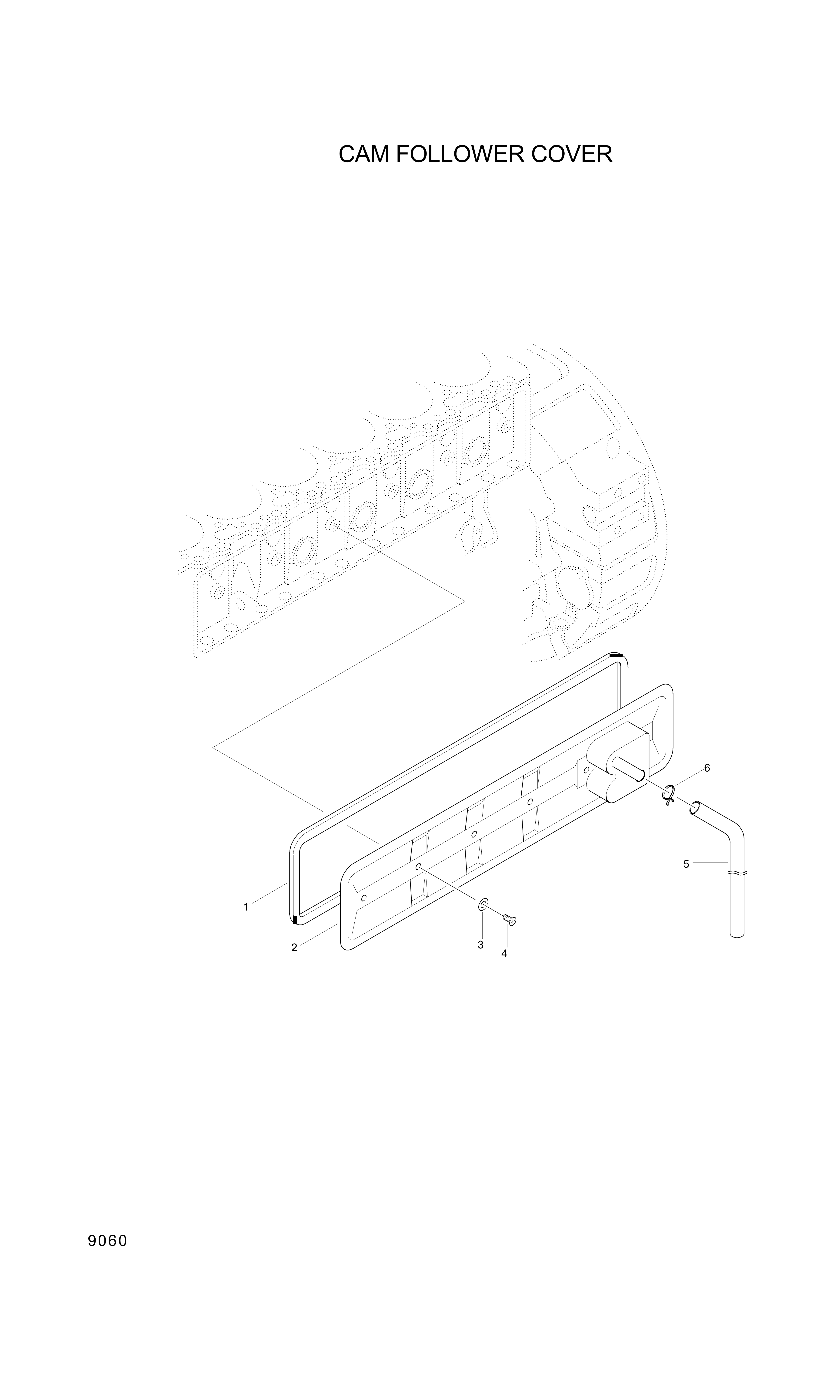 drawing for Hyundai Construction Equipment YUBP-05109 - GASKET (figure 2)